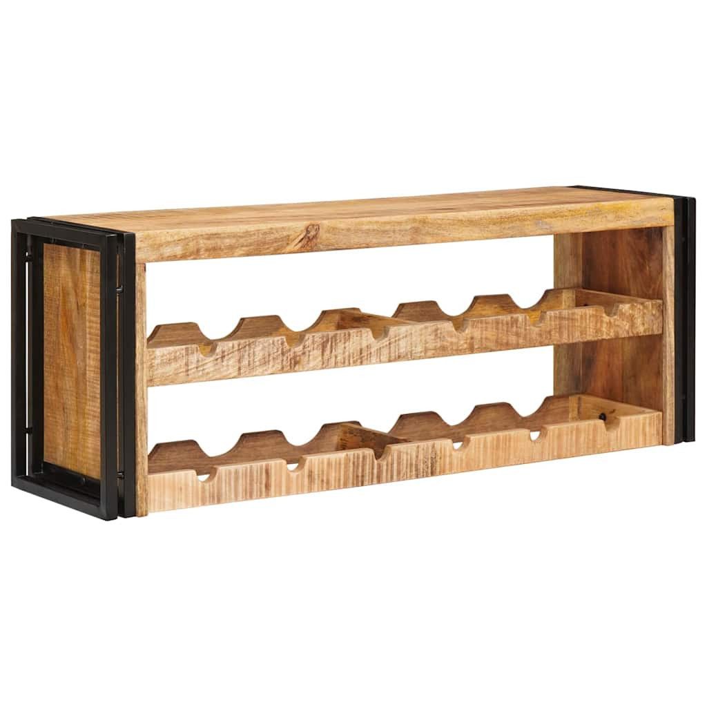 vidaXL Weinregal Weinregal Braun 100 x 45 x 33 cm Massives grobes holz, 1-tlg.