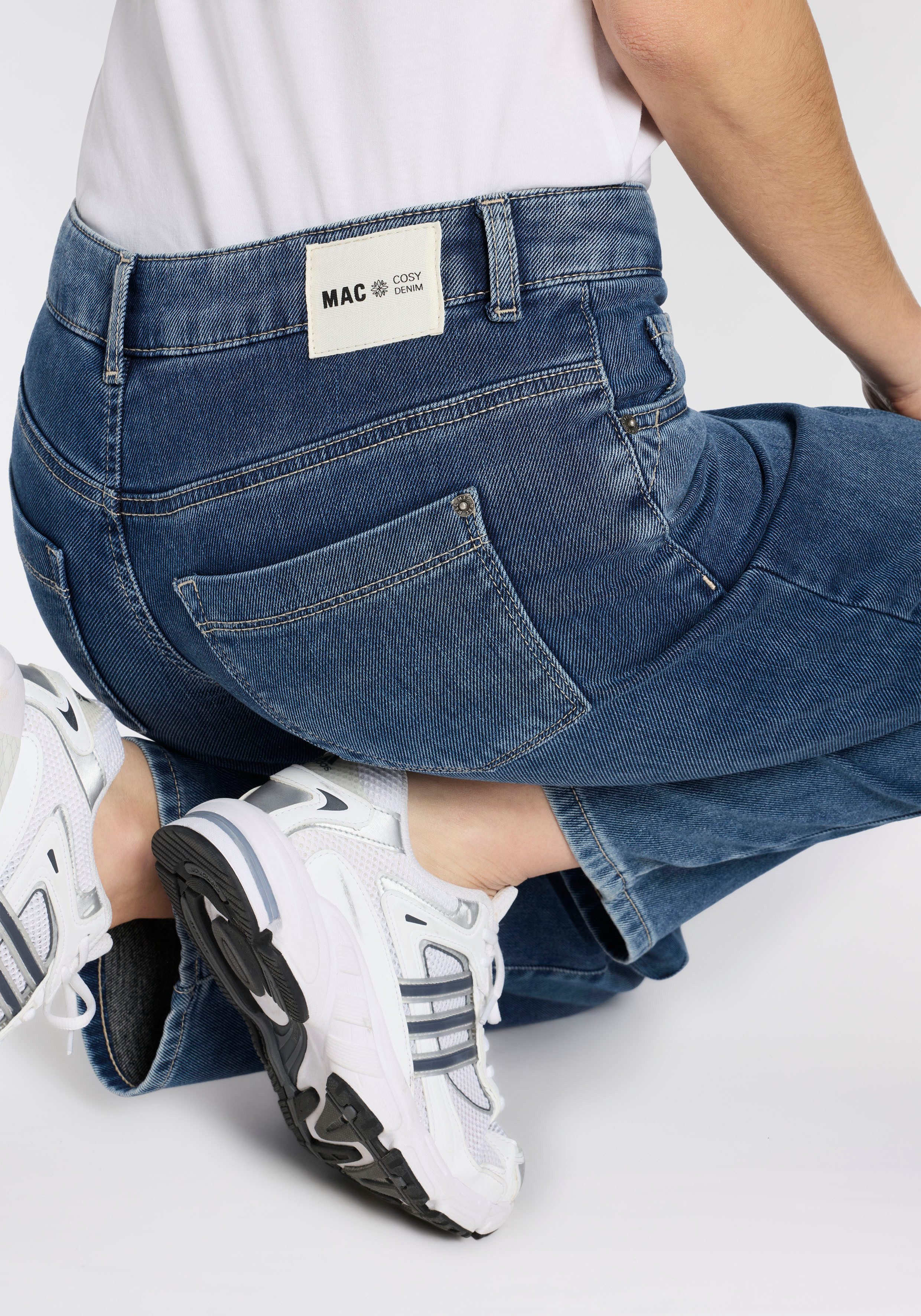 MAC Straight-Jeans GRACIA im Five-Pocket Style mit Stretch