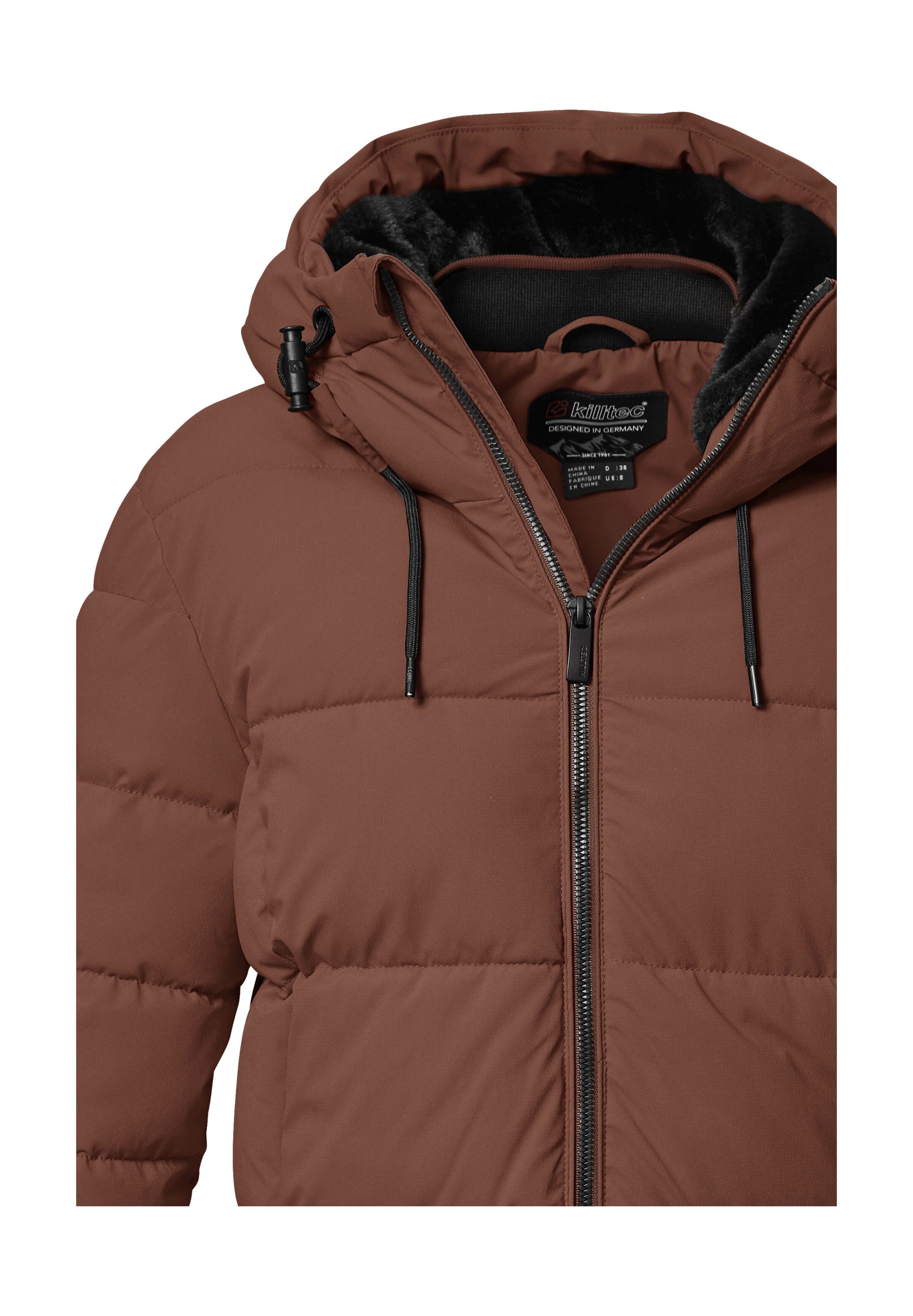 Killtec Steppmantel KOW 56 WMN QLTD CT Winddichter, wasserabweisender Wintermantel mit regulierbarer Kapuze