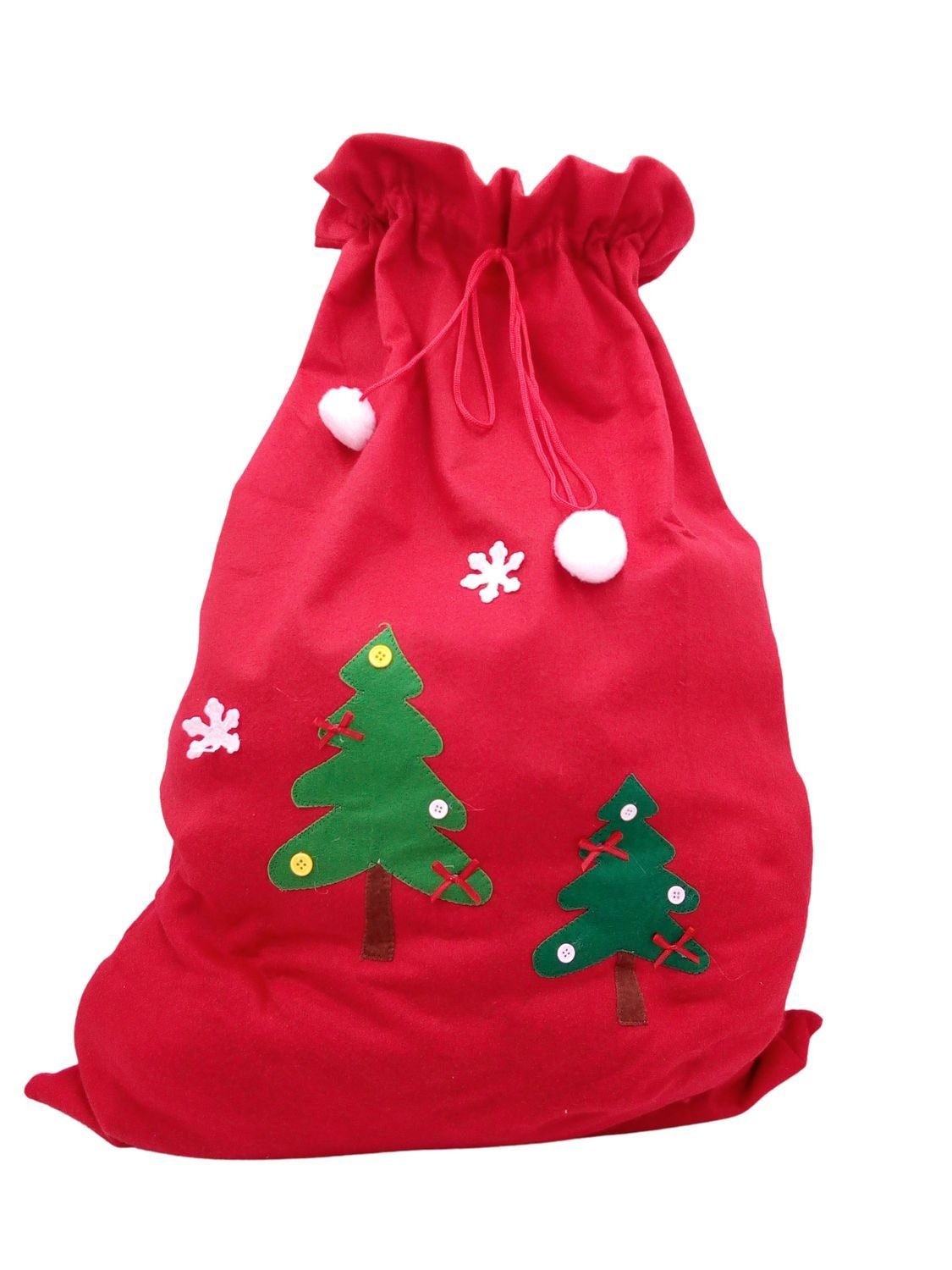 BURI Dekofigur Geschenke Sack Weihnachten Filz 60x90cm Geschenkbeutel Nikol günstig online kaufen