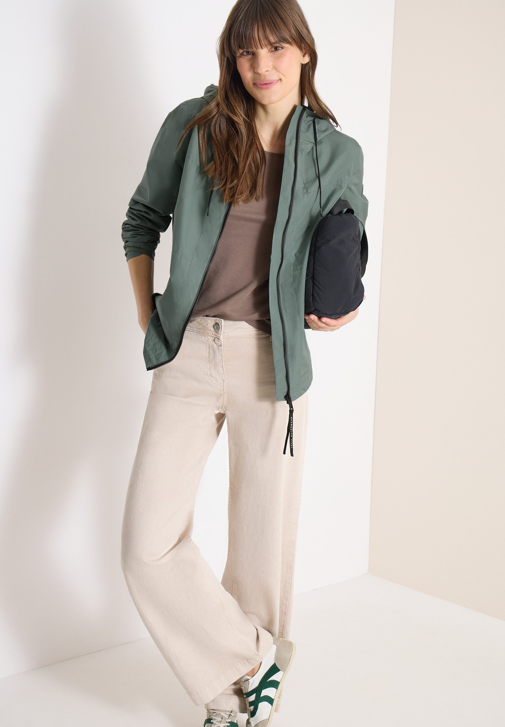 STREET ONE Regen- und Matschjacke mit Tunnelzugsaum günstig online kaufen