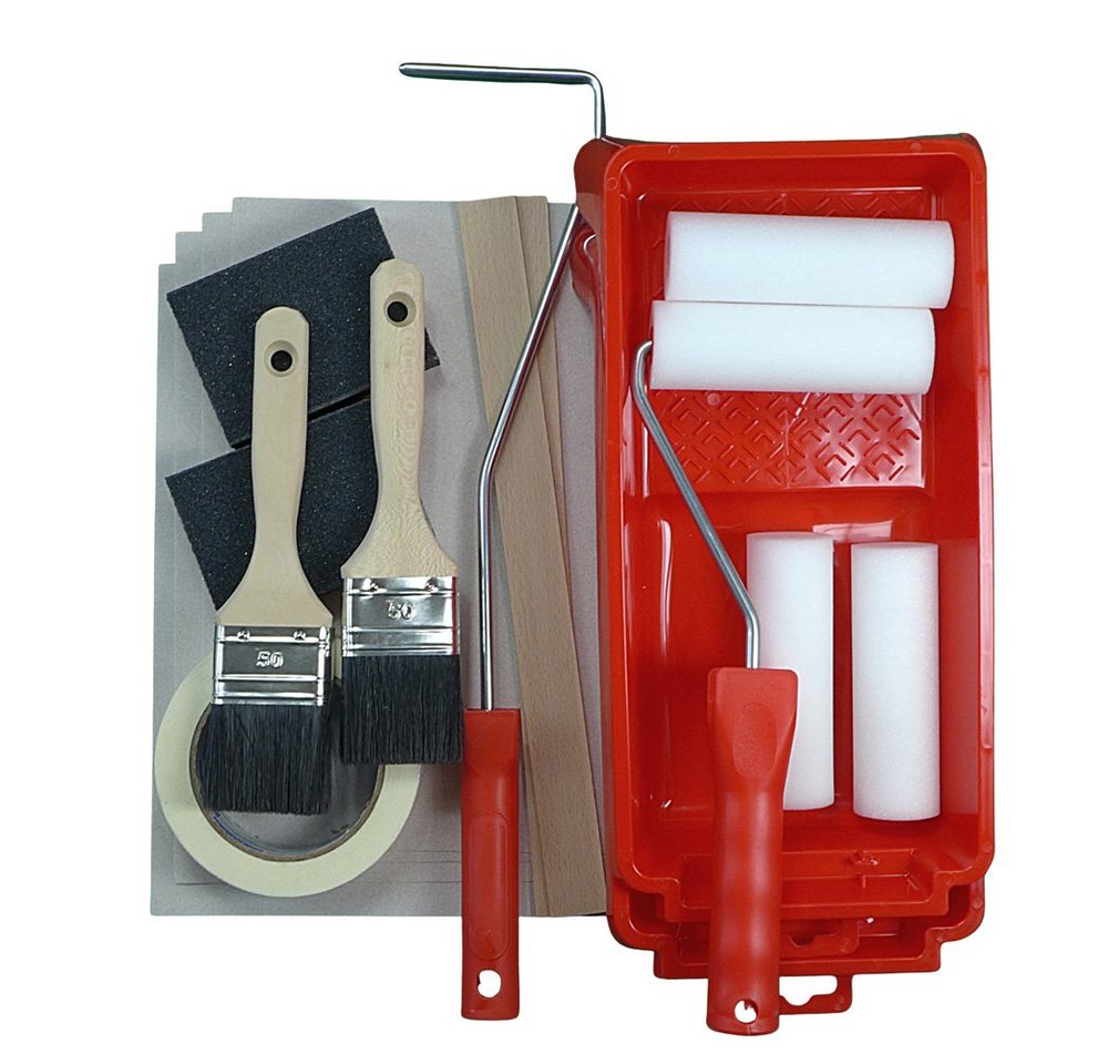 Thumbnail - ROTIX Lackroller Farbroller-Set zum Lackieren von Türen 19-teilg (19-St)