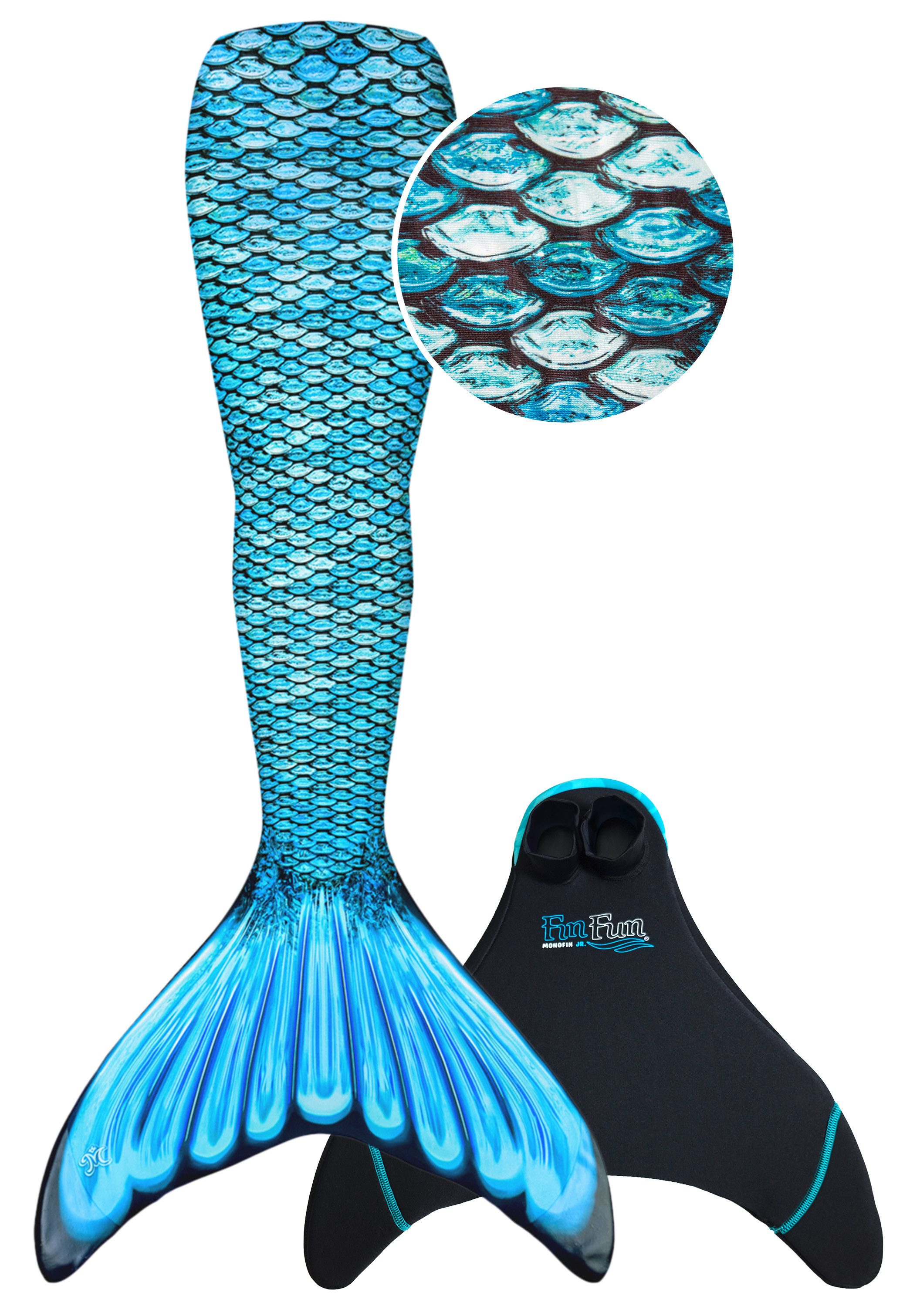 Fin Fun Monoflosse Fin Fun Tidal Teal, Adult S (40-42)