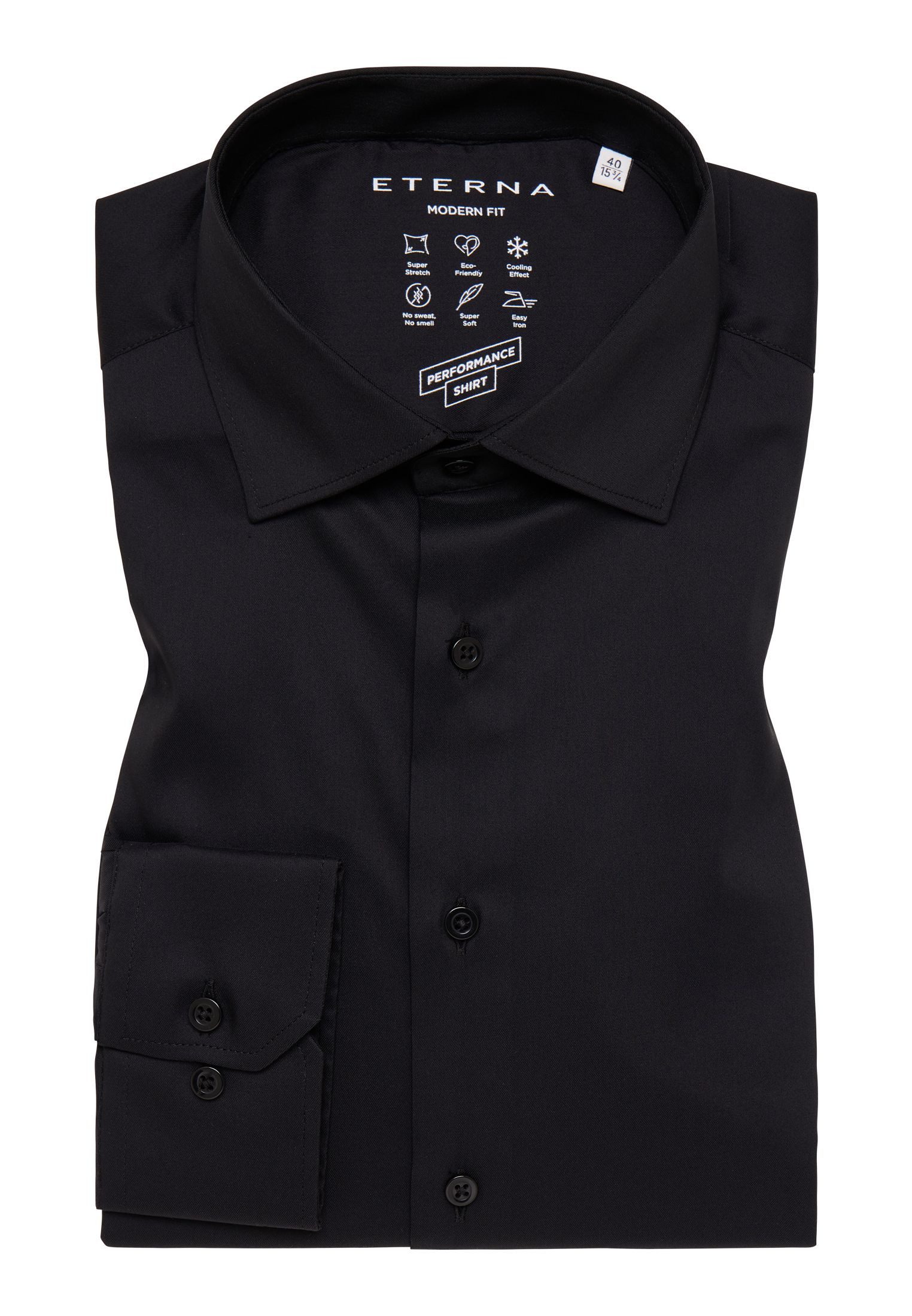 Eterna Langarmhemd "MODERN FIT", EASY IRON (bügelleicht) günstig online kaufen
