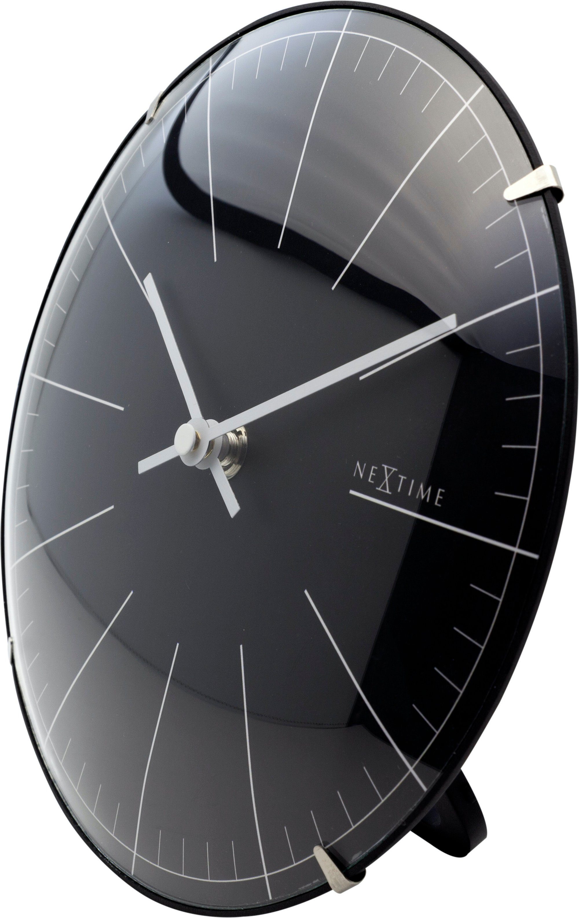 NEXTIME Wanduhr 3506 (aus kumpelförmigen Glas)