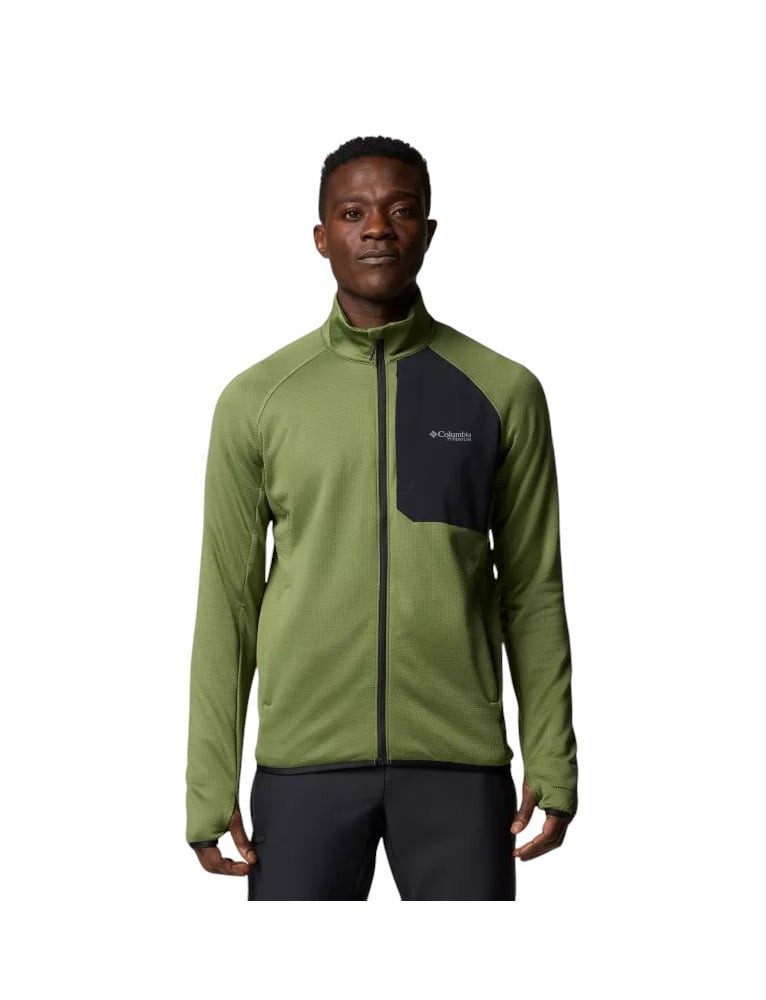 Columbia Fleecejacke Triple Canyon Grid Full Zip II grün Herren