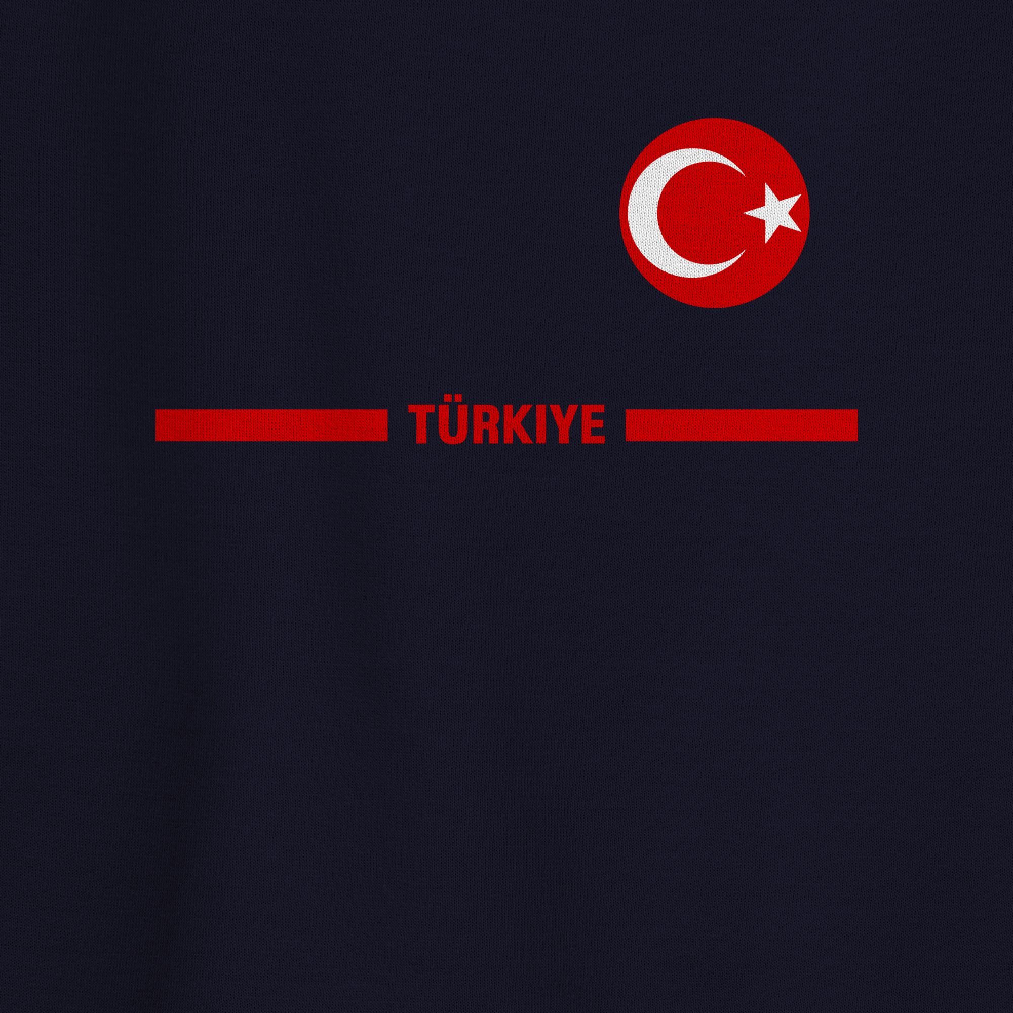 Shirtracer Sweatshirt Türkei Trikot Wappen, Türkiye mit Stolz, Türkisches Fan-Motiv (1-tlg) 2026 Fussball WM Fanartikel