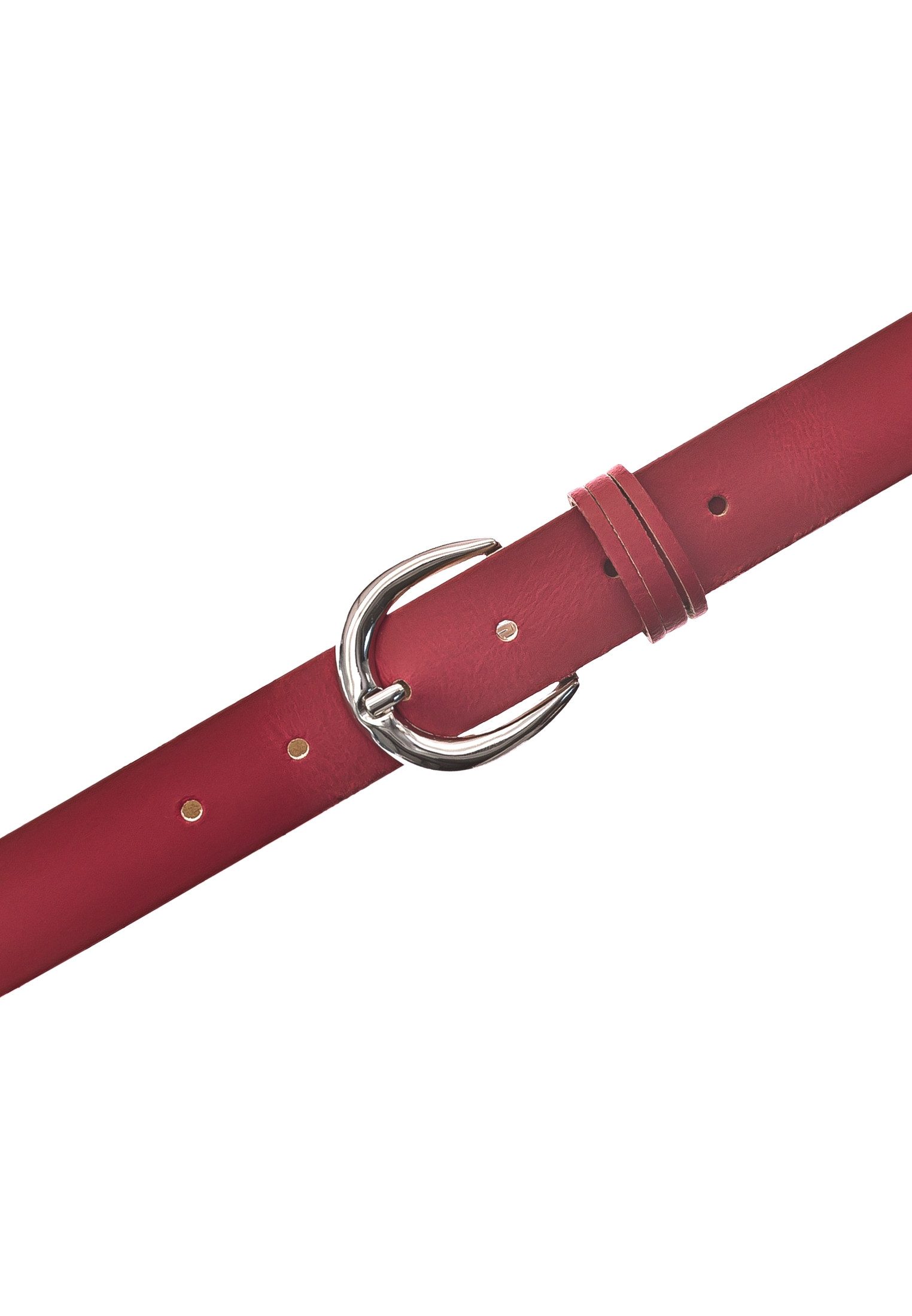 Tamaris Ledergürtel mit glänzender silberfarbener Schließe günstig online kaufen