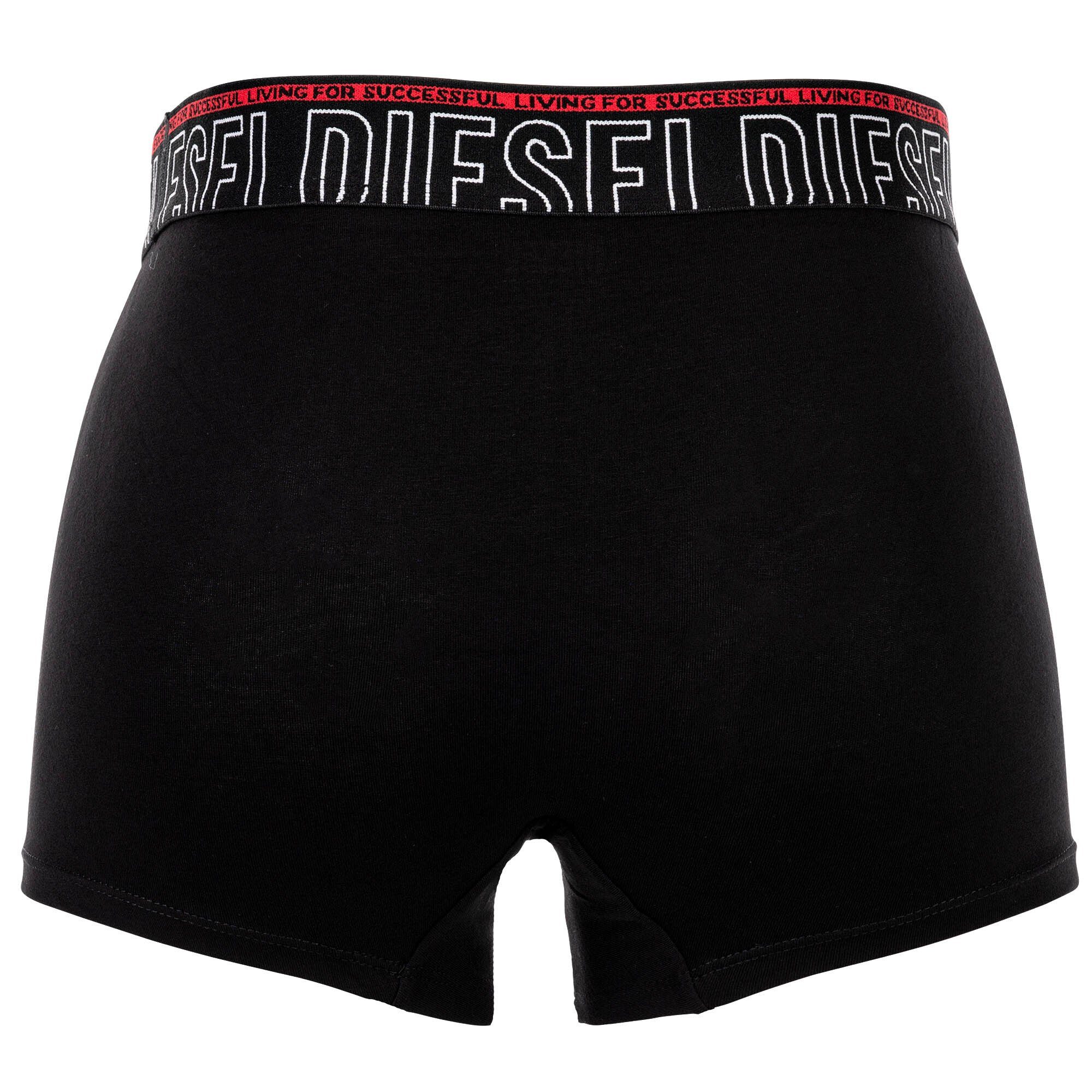 Pack Diesel Herren Boxershorts - Boxer 3 UMBX-DAMIENTHREEPACK Schwarz/Rot/Blau