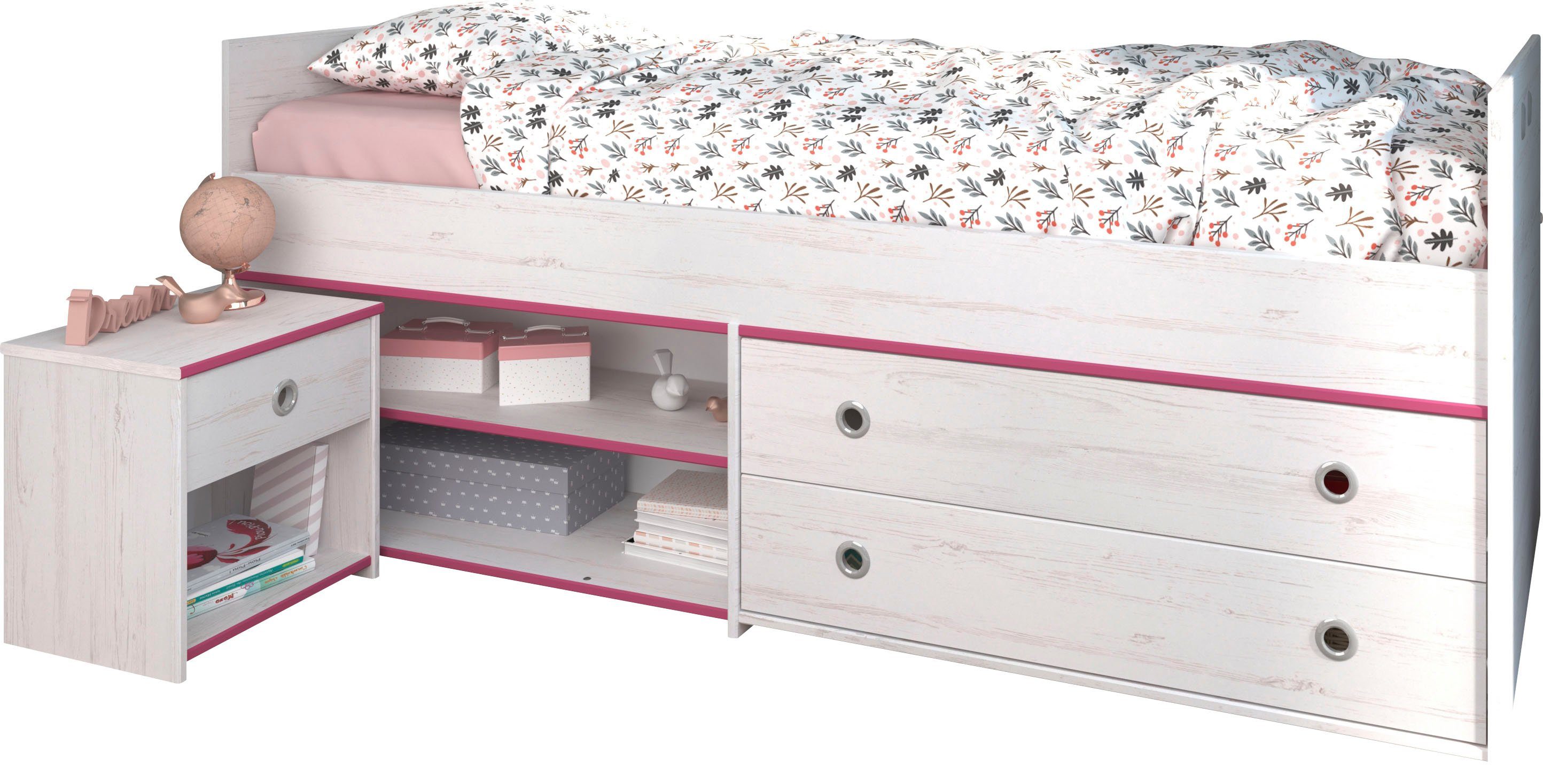 Parisot Jugendzimmer-Set Smoozy, (2-tlg., Kleiderstange, Schreibtisch günstig online kaufen