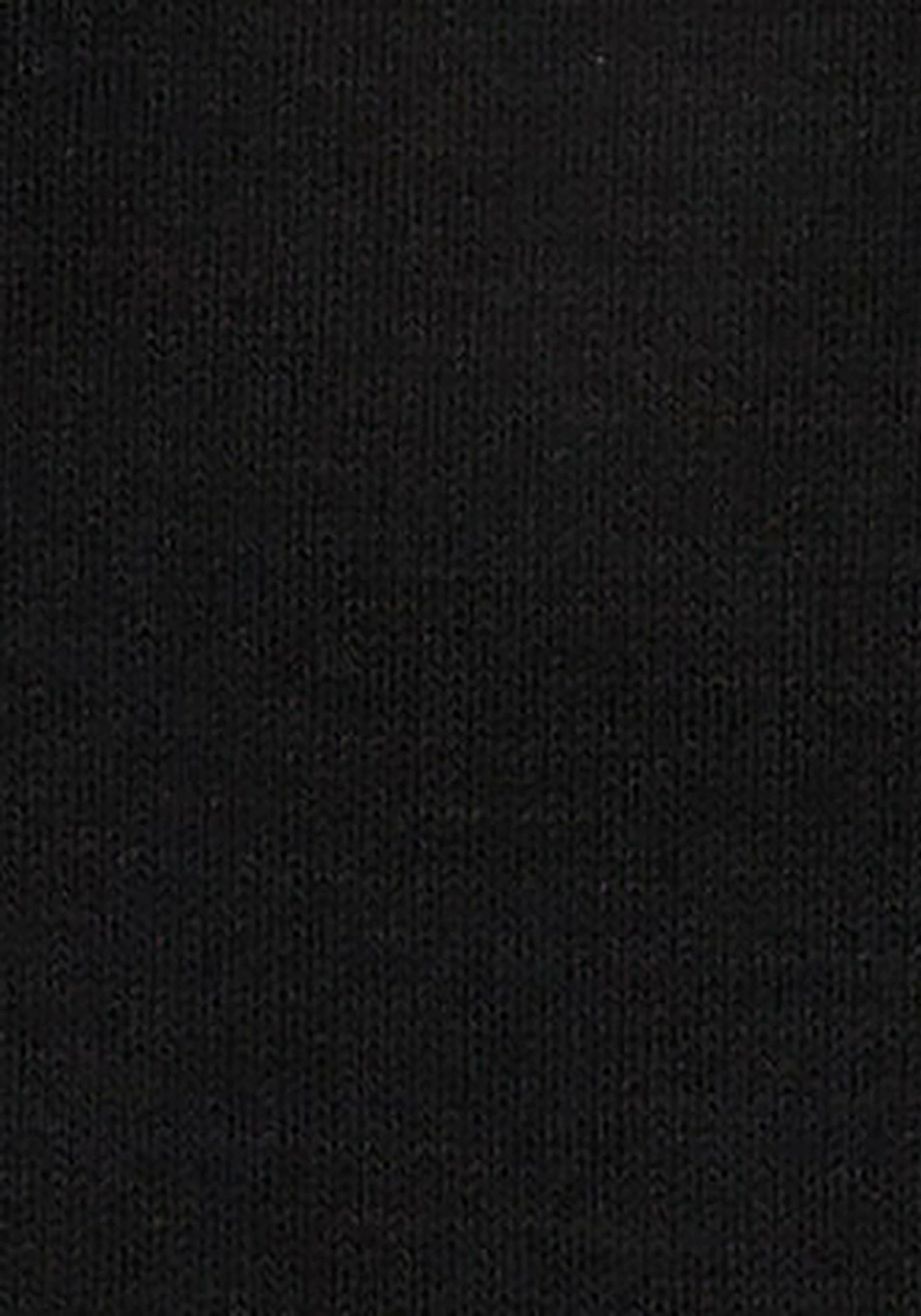 Einstrick schwarz Logo FALKE (2-Paar) mit Businesssocken 2x