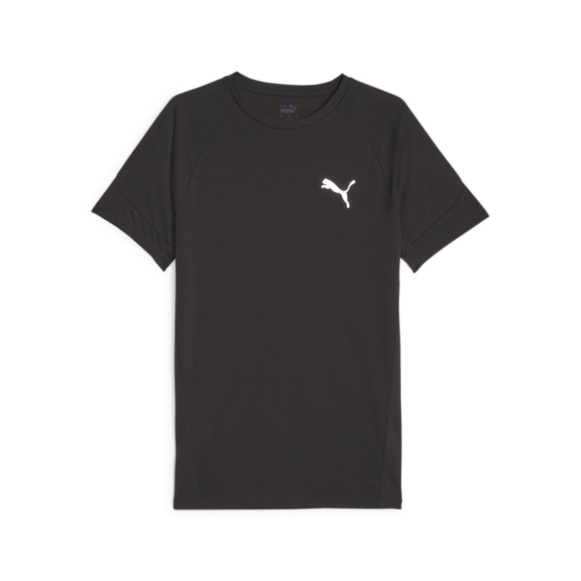 PUMA T-Shirt EVOSTRIPE T-Shirt Herren Black | Sport-T-Shirts