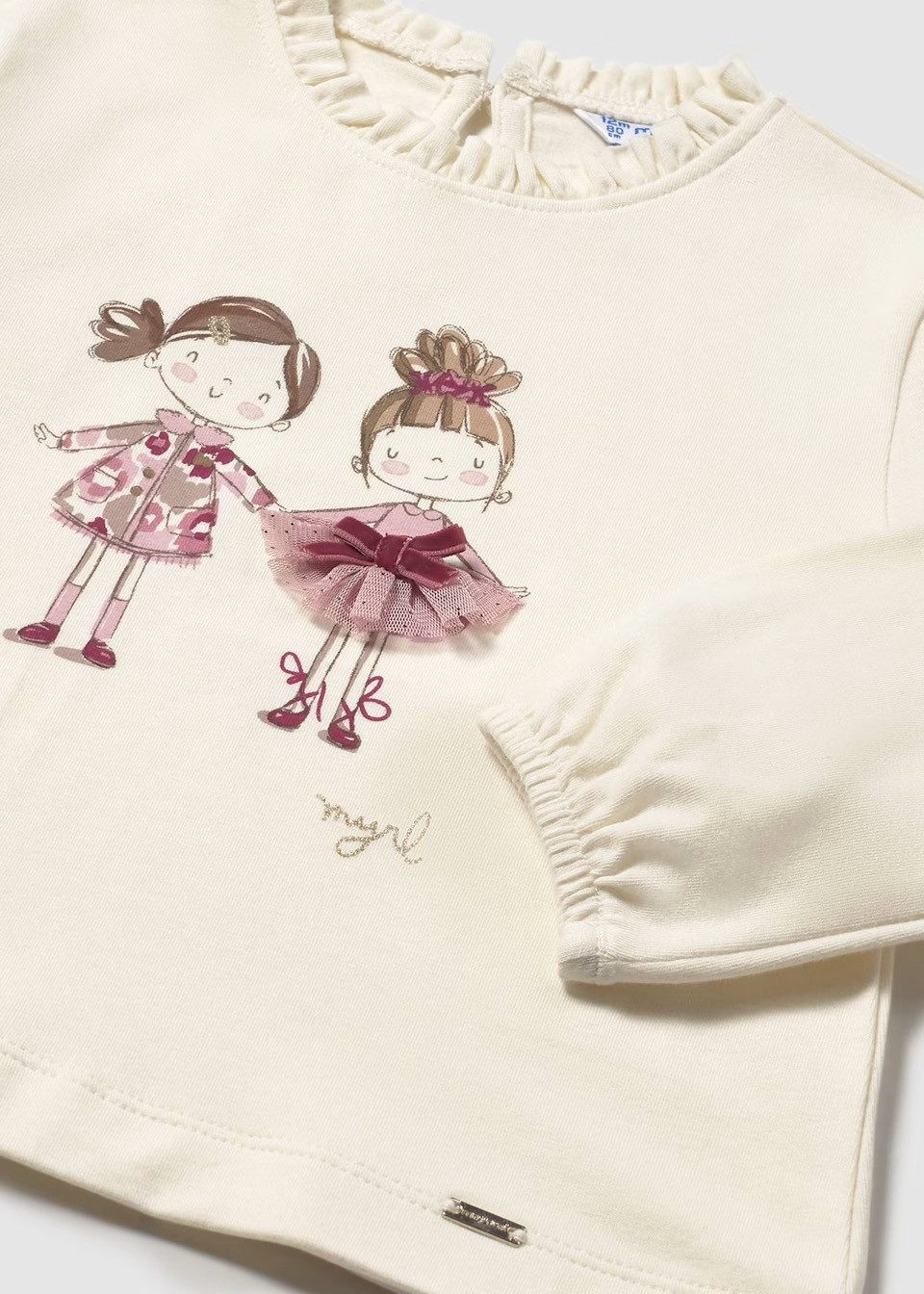 Mayoral Langarmshirt Langarmshirt Applikation Baby (207578)