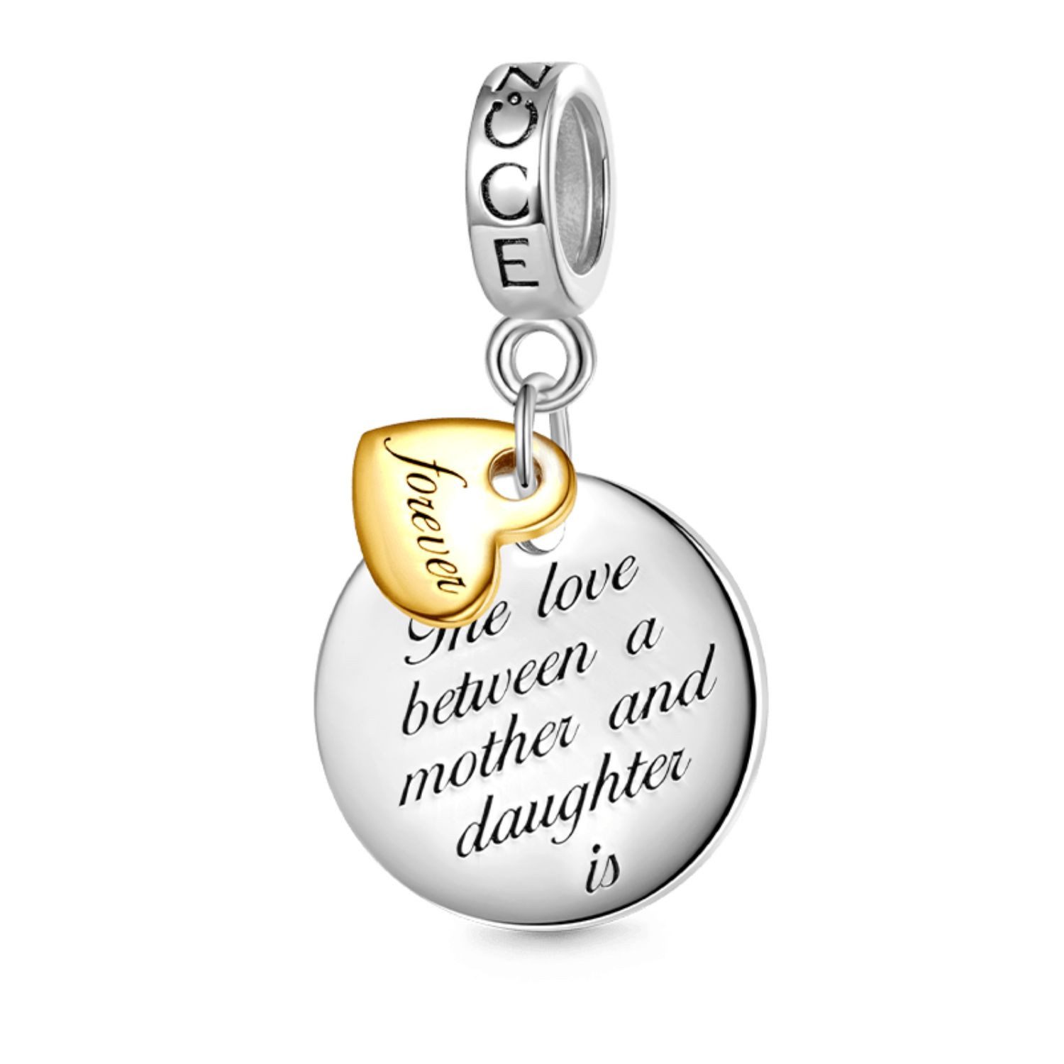 Gnoce Bead Gnoce Charm Anhänger Mutter&Tochter HMC161