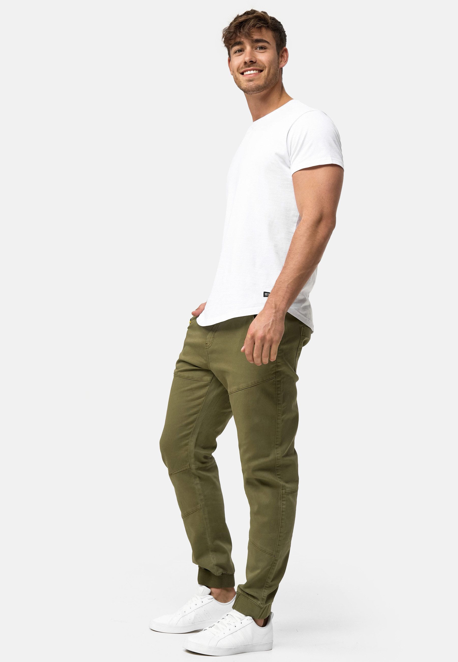 Indicode Stoffhose Herren Zannes Herrenhose Freizeithose Männer