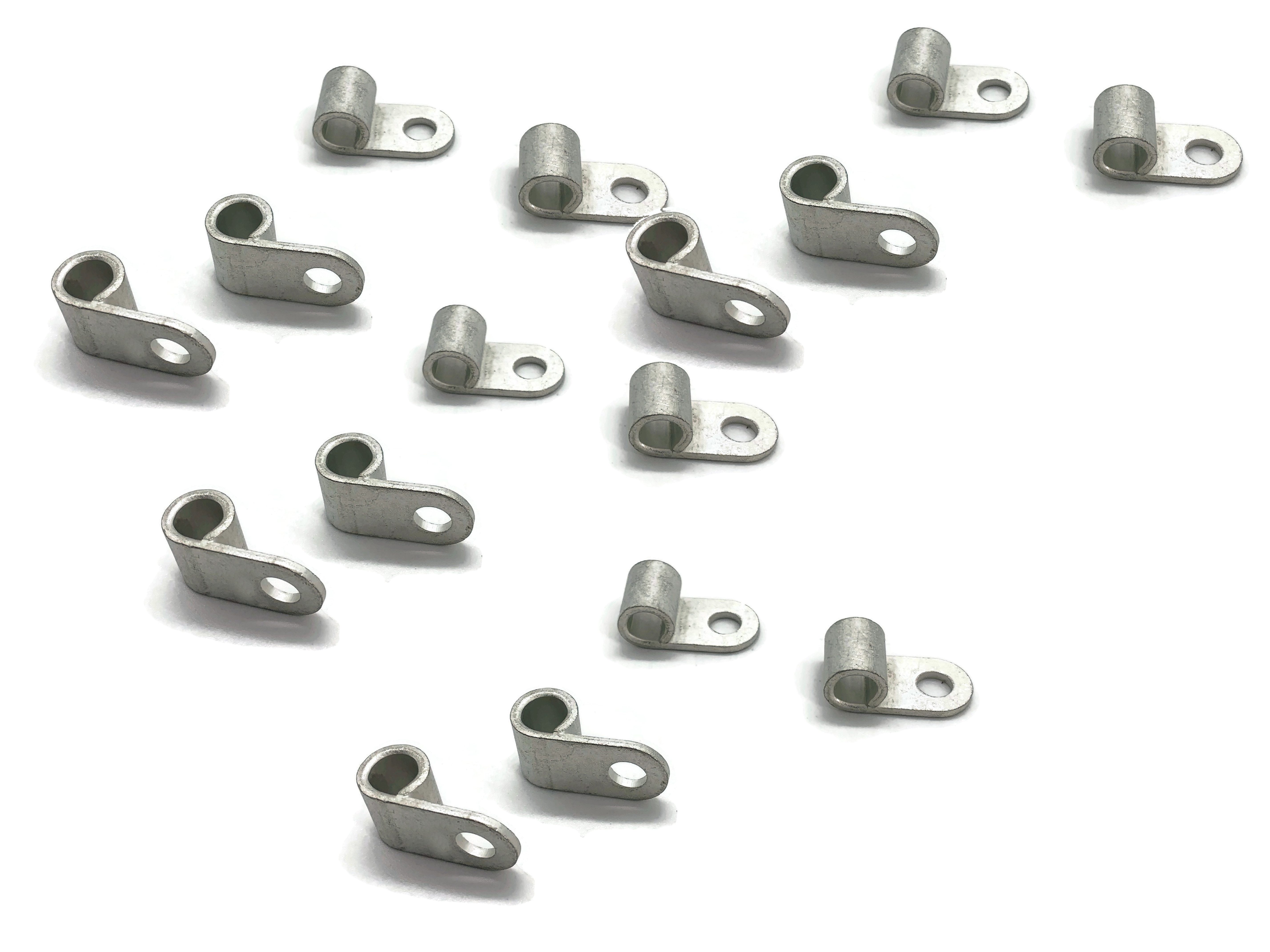 eXODA Ringkabelschuh Fahnenkabelschuh M8 4x für Batteriekabel 16 bis 25 mm² Ringöse, 20er Set, 20-tlg., 20 Stück, Pressöse