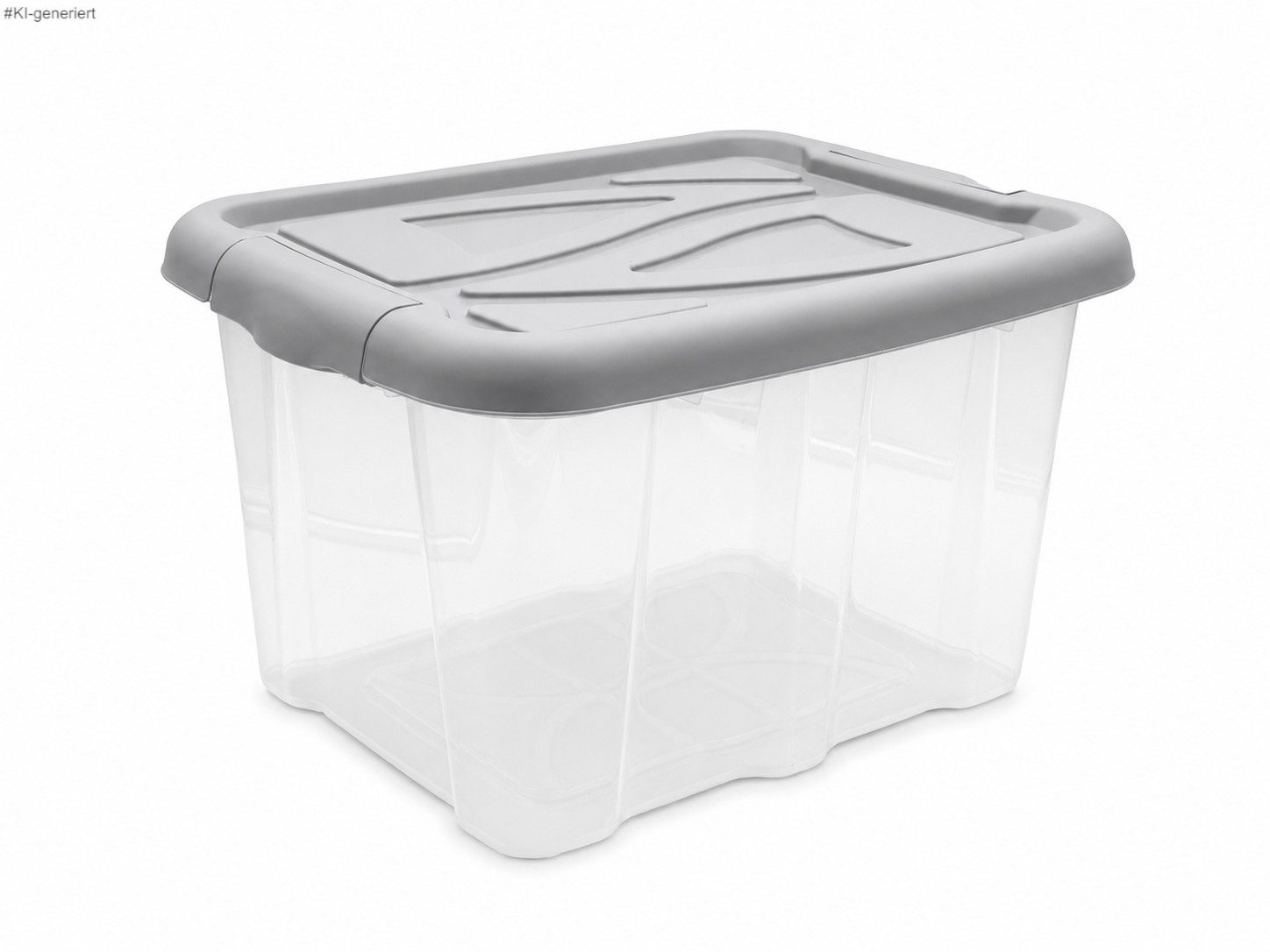 steinwohn Stapelbox mit Deckel 17L / 30L – Stapelbare Kunststoffbox Transparent, für Haushalt, Kinderzimmer & Garage