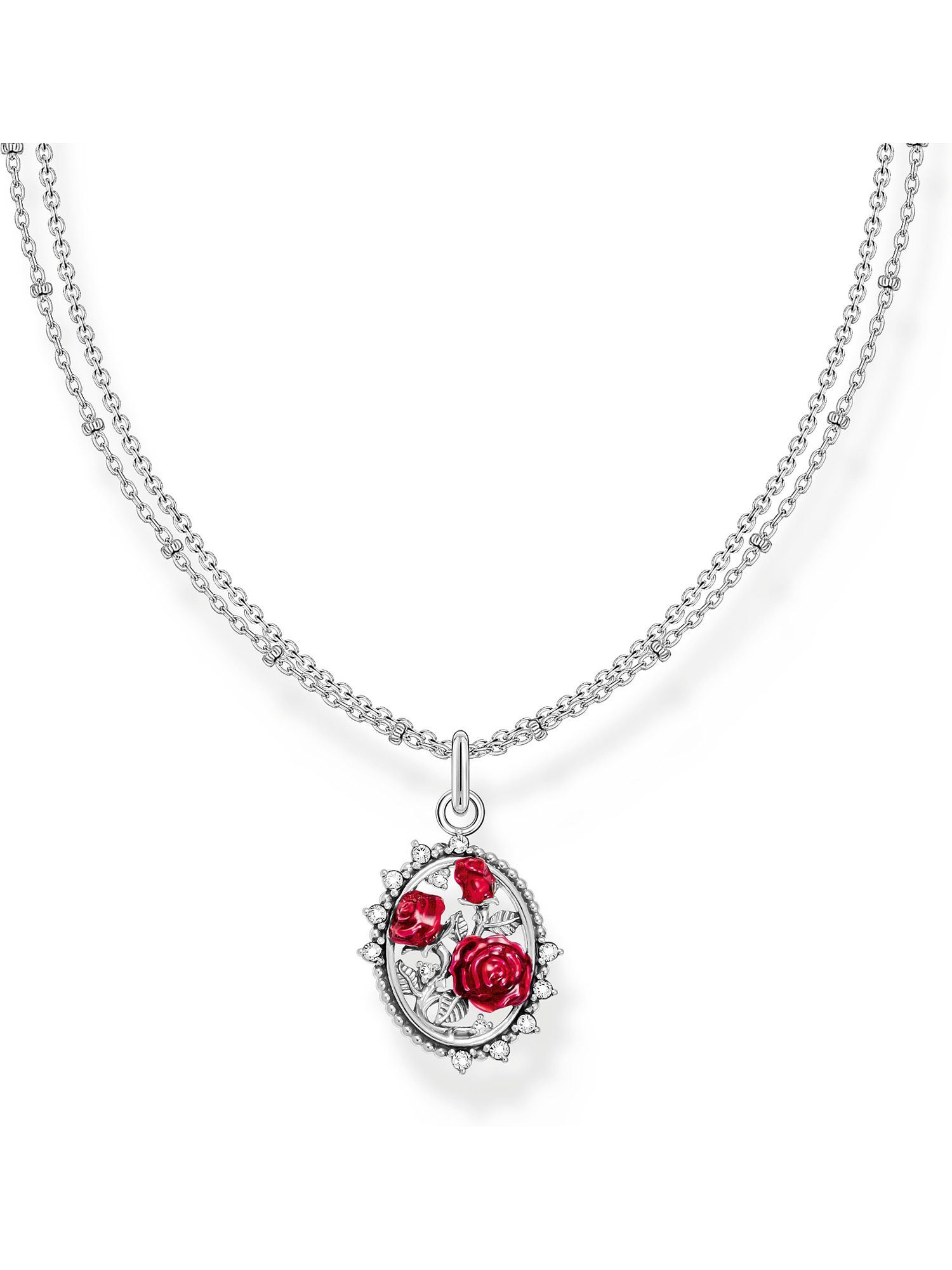 THOMAS SABO Silberkette rot...