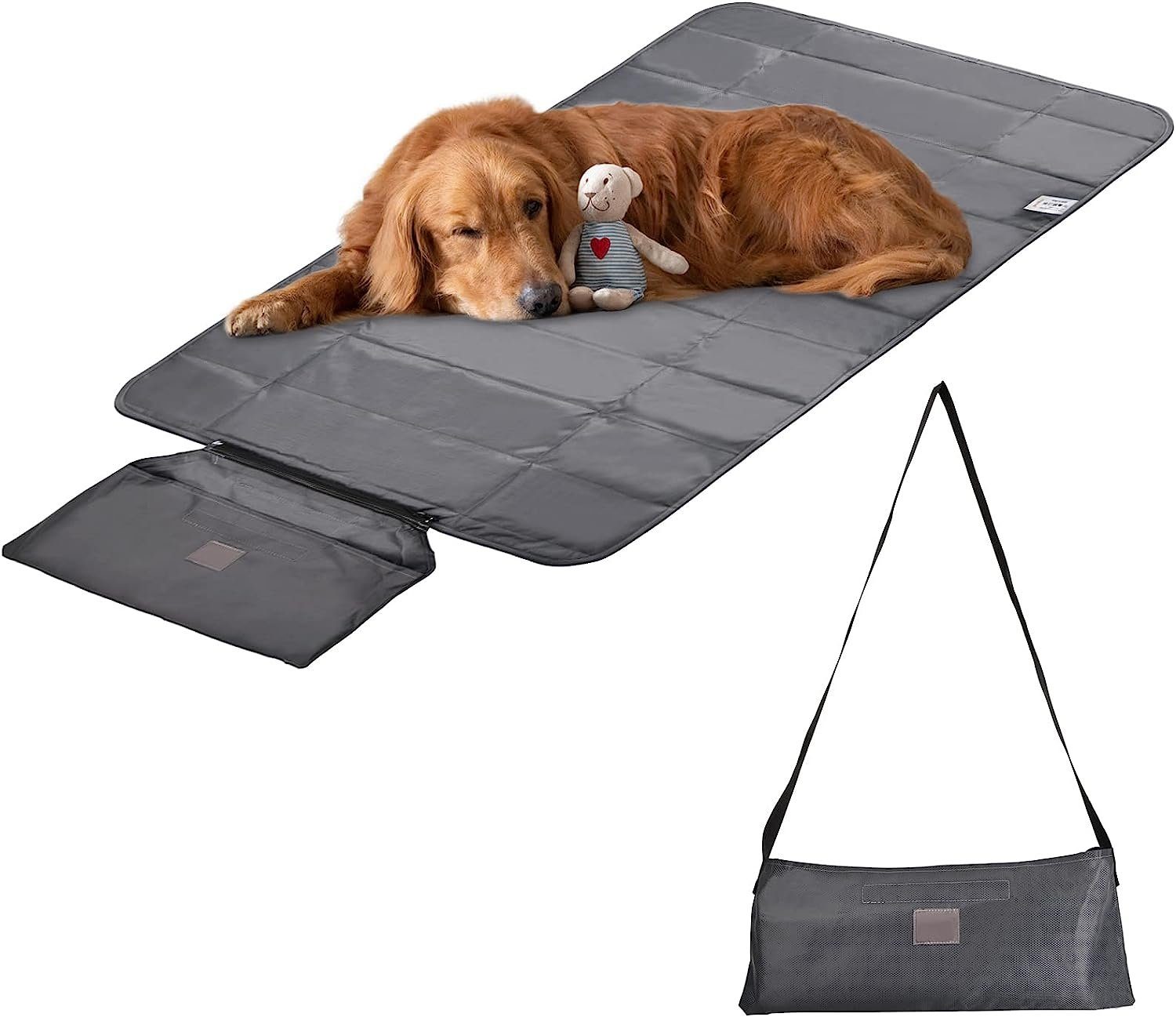 autolock Tierdecke Hundedecke Outdoor, Hundepolster Wasserdicht Faltbar