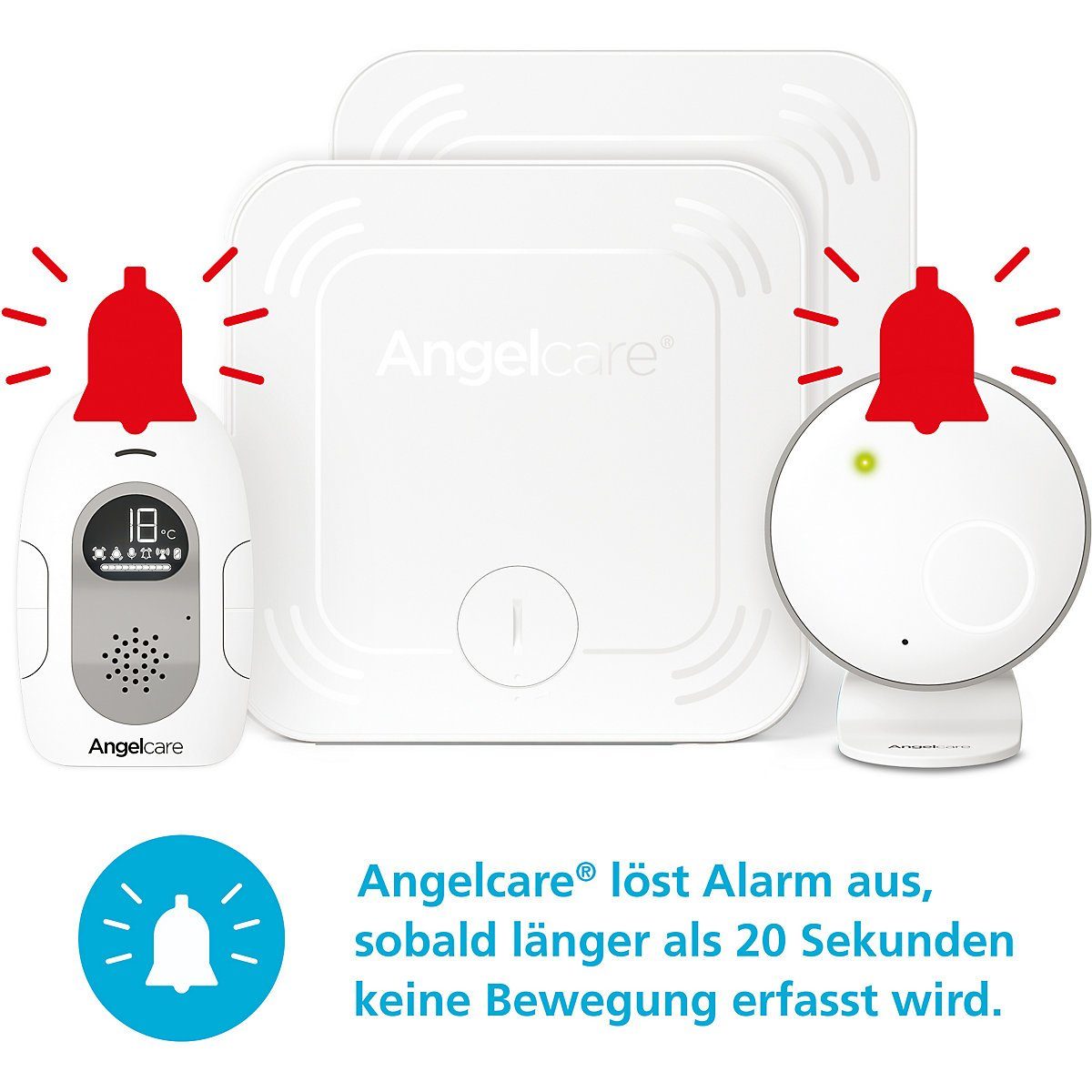 Angelcare® Babyphone Angelcare® SmartSensor Pro 2: 2-in-1