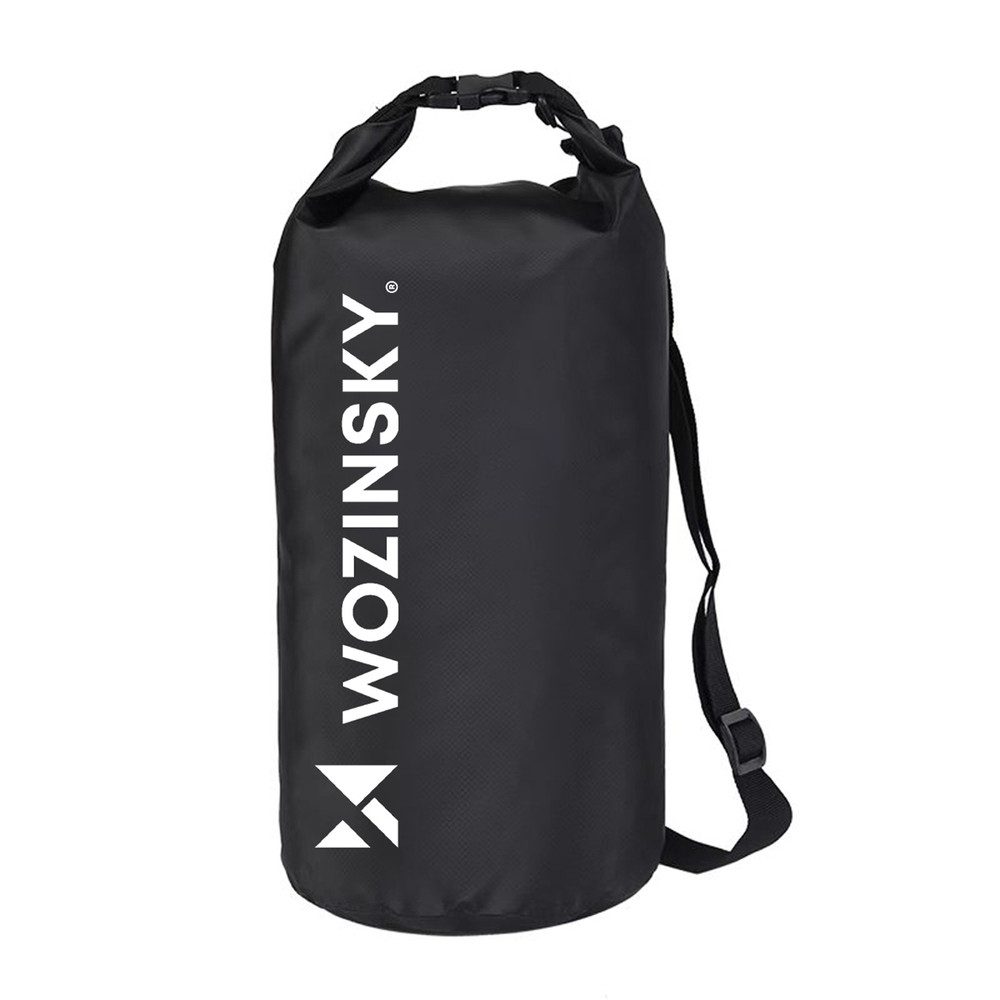 Wozinsky Packsack Trockensack Wassersporttasche Seesack (Spar-Set, 1-tlg., 28 x 46 cm wasserdicht), wasserdicht, 30 l, Rollverschluss, Schultergurt