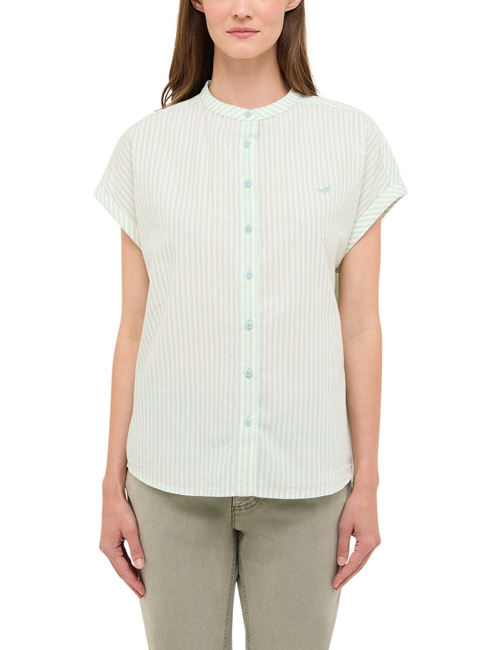 Kurzarmbluse Damen Style Coral Springs