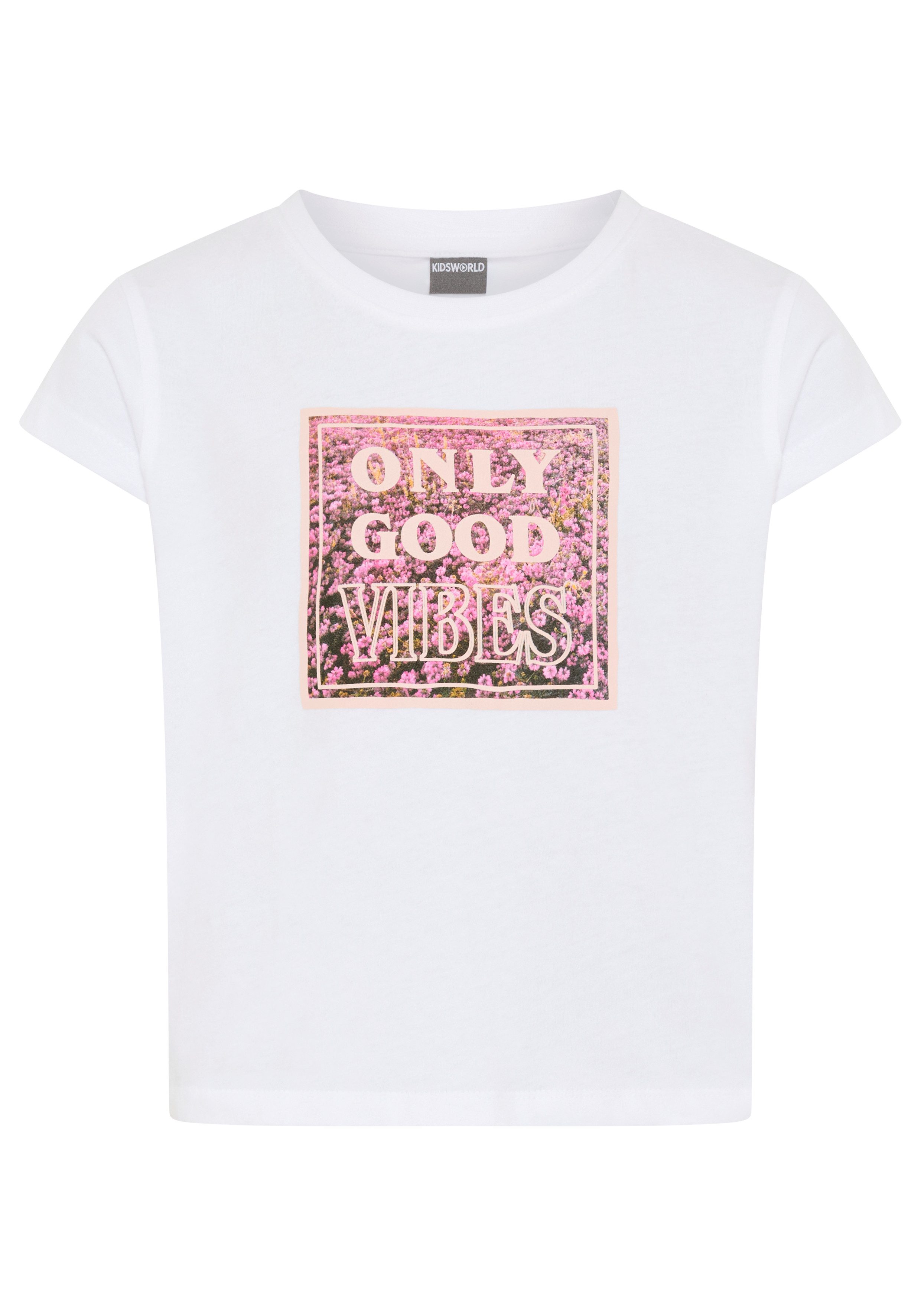 T-Shirt ONLY GOOD VIBES - Druck