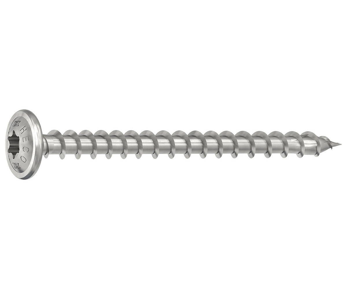 HECO Schrauben Holzbauschraube TOPIX-plus Holzbauschraube, Tellerkopf, TX40, Vollgewinde, (50 St)