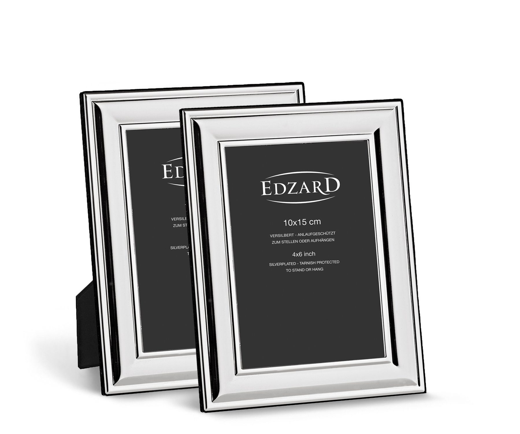 EDZARD Bilderrahmen Sunset, 2er-Set, versilbert und günstig online kaufen