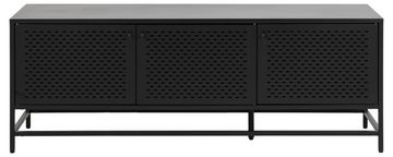 ebuy24 Sideboard Newcastle Sideboard L160 mit 3 Gittertüren Metall