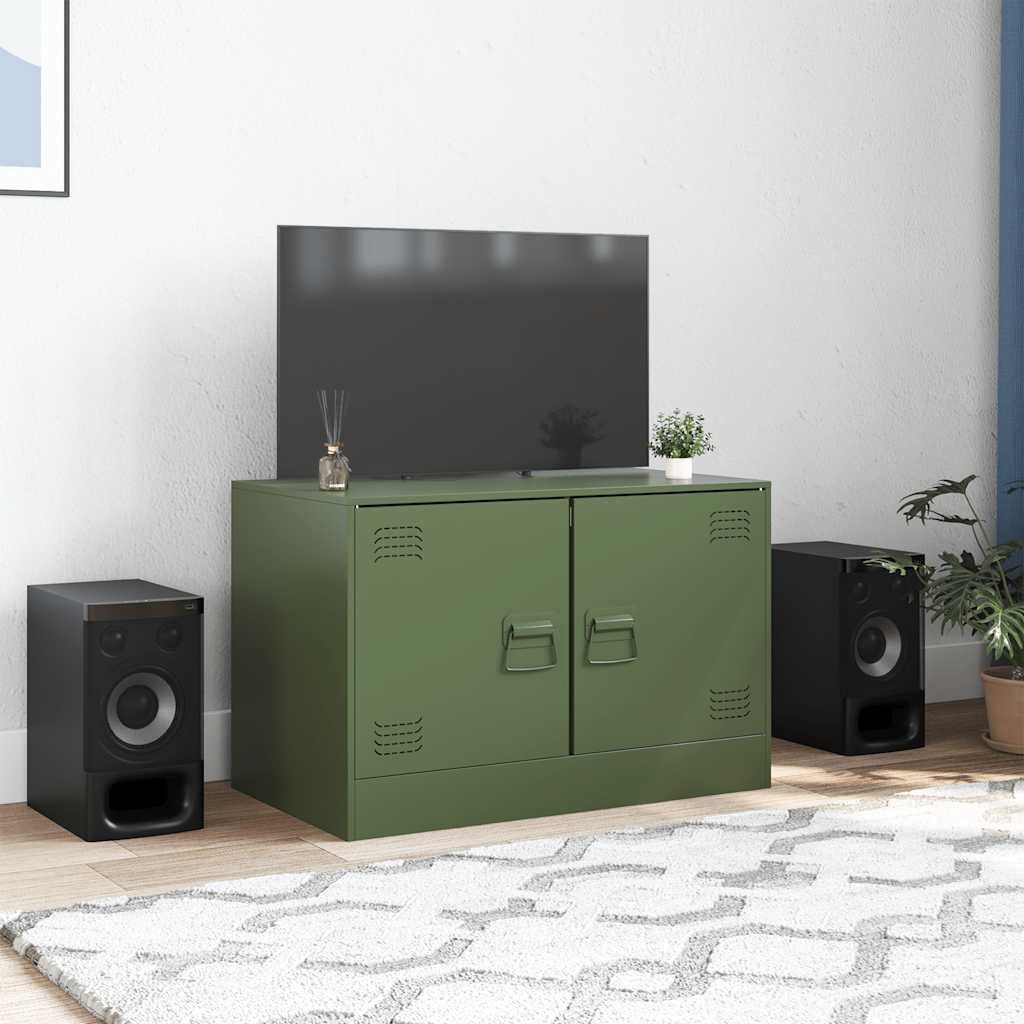 vidaXL TV-Schrank TV-Schrank Olivgrün 67x39x44 cm günstig online kaufen