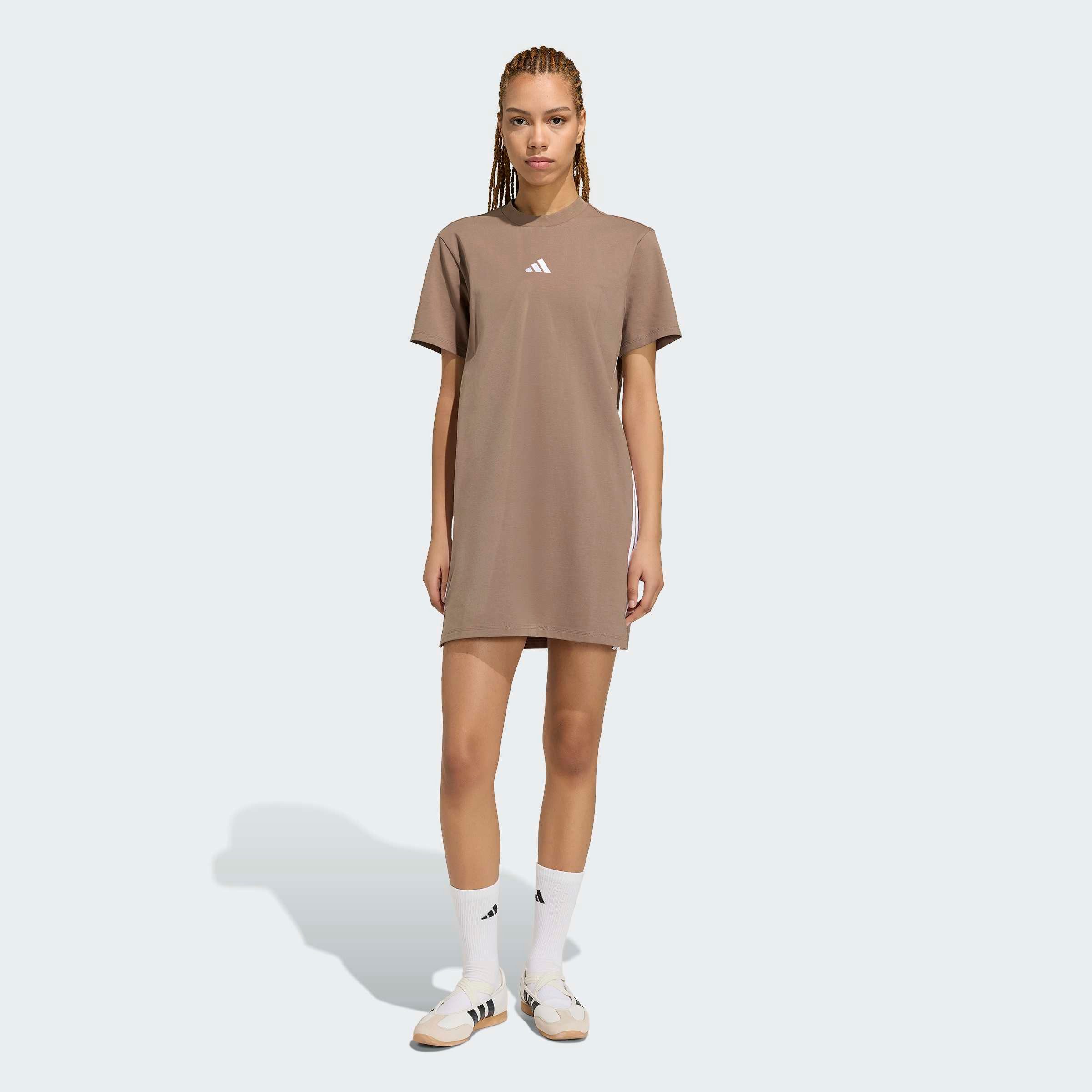 adidas Sportswear Shirtkleid ESSENTIALS 3-STREIFEN – Bild 5 von 5