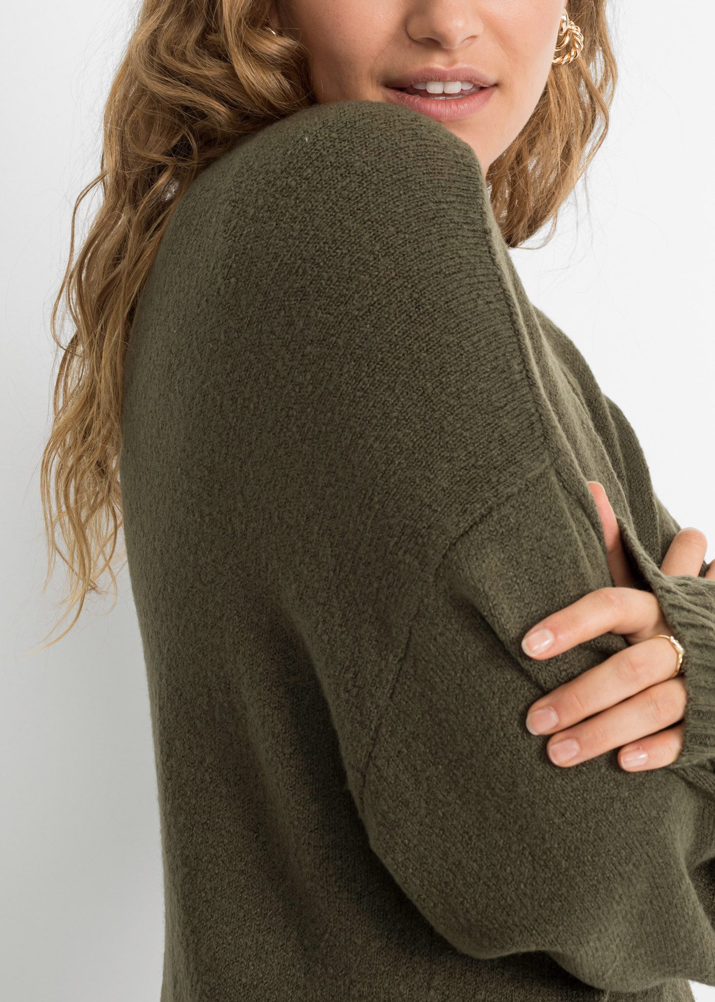bonprix Strickjacke Oversize-Strickjacke in Midilänge günstig online kaufen