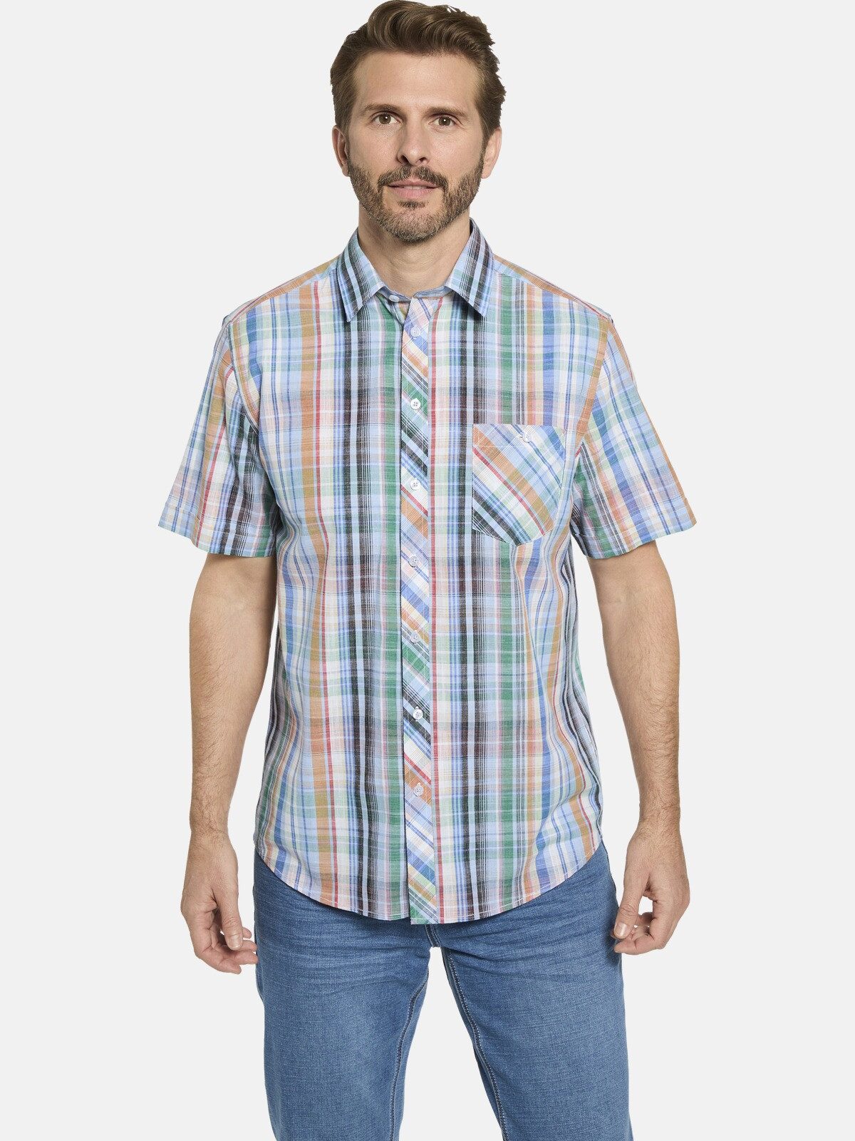 Babista Kurzarmhemd BELLAVELLI im Karo-Design