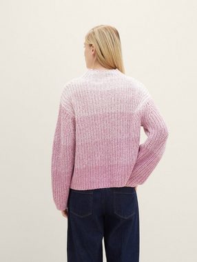 TOM TAILOR Strickpullover Strickpullover mit Farbverlauf