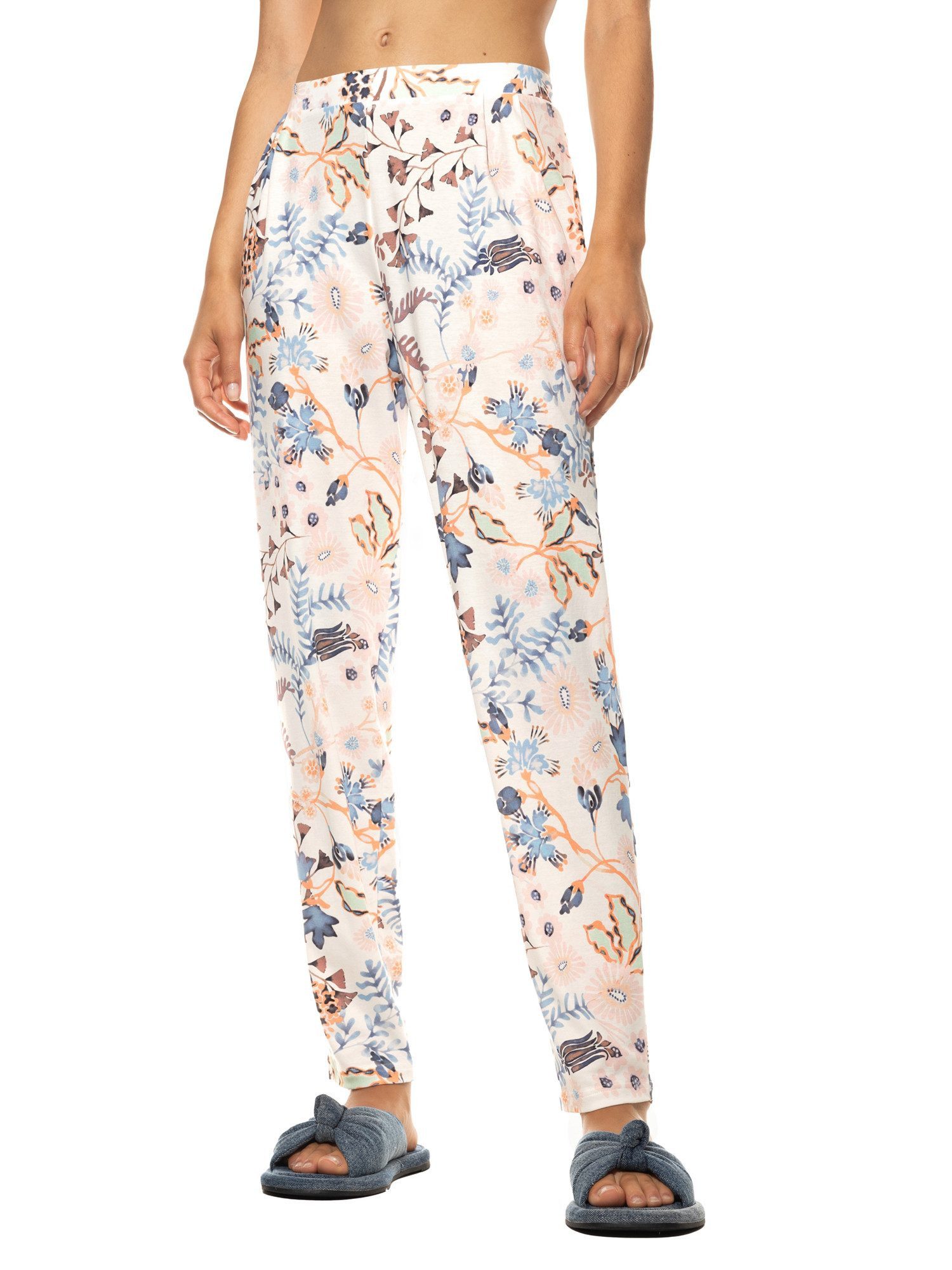 Mey Pyjamahose Hose knöchellang, Homewear, Freizeithose