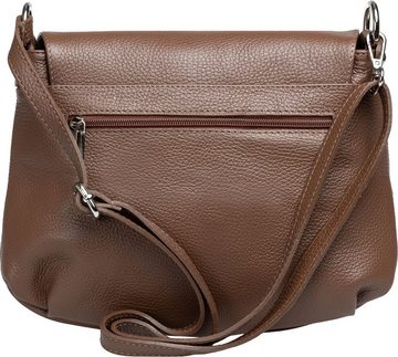 Caspar Umhängetasche TL810 klassisch elegante Damen Umhängetasche aus Leder