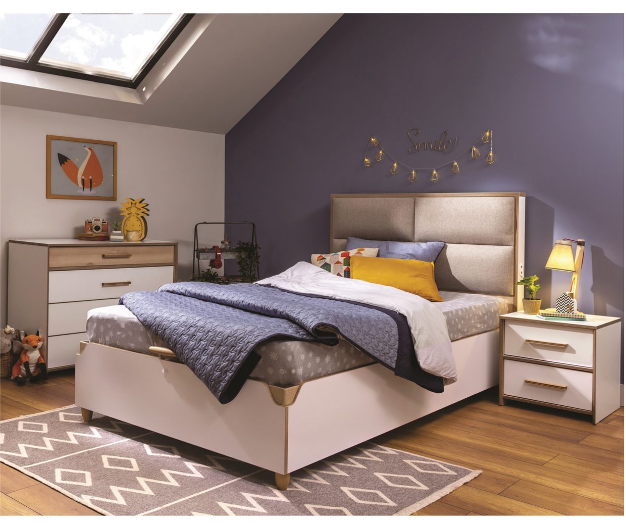 Möbel-Zeit Kommode MODERA mit 4 Schubladen