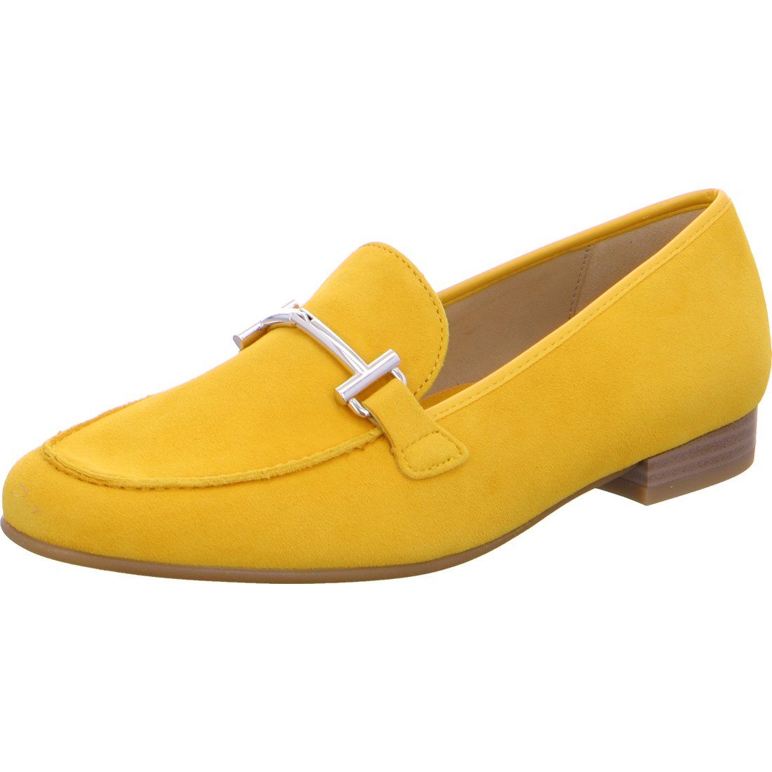 Schuhe, Damen 039722 Slipper - gelb Rauleder Ara Kent Slipper Ara
