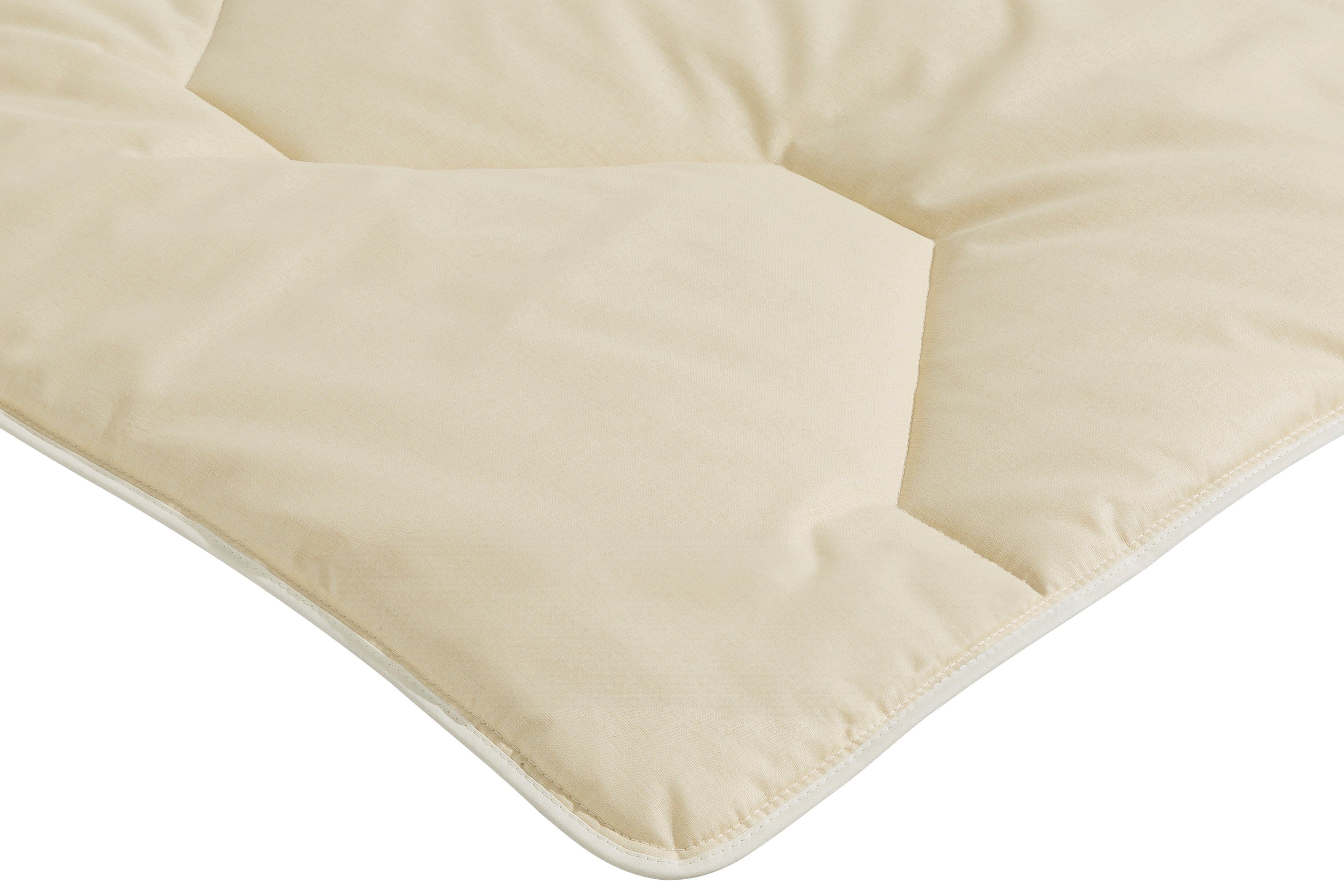 OTTO home Naturfaserbettdecke Baumwolle 60 °C, Bettdecke 135x200 cm, 155x220 cm, 200x200 cm, Füllung: 100% Baumwolle, Bezug: 100% Baumwolle, Bettdecken, Sommer, – Bild 5 von 5