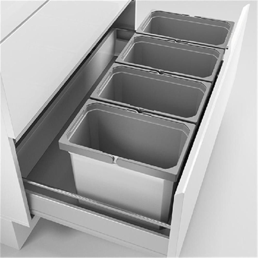 Naber Mülleimer Cox® Box 275 K/900-4, Abfallsammler für vorhandene Auszüge