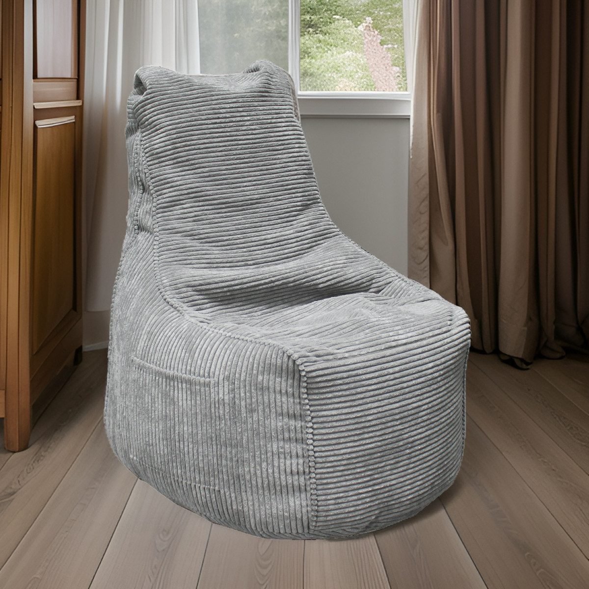 Liadomo Sitzsack Levon, Cordbezug, Rückenlehne, Seitentasche, günstig online kaufen