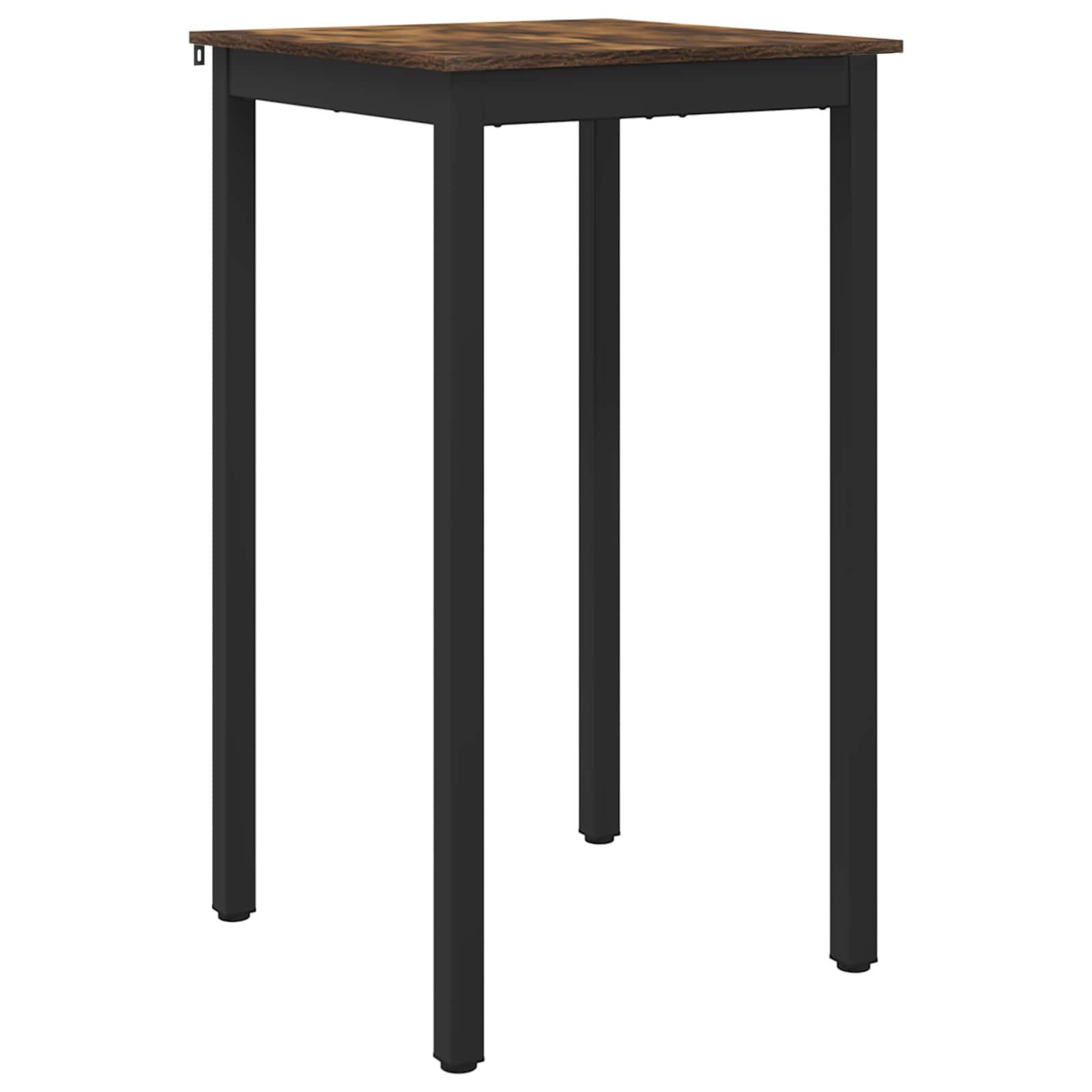 vidaXL Esstisch Stehtisch Holzwerkstoff Quadratisch (1-St)