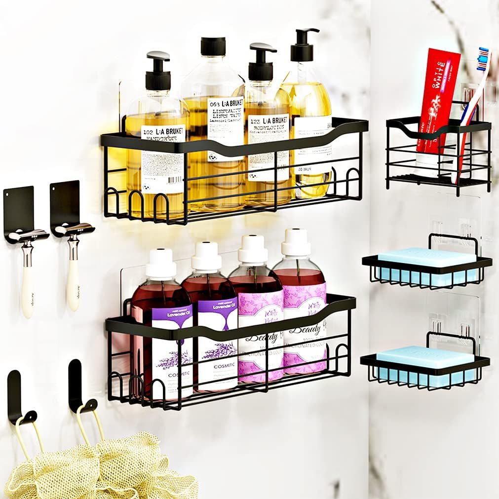 Refined Living Duschregal 9-teiliges Duschregal-Set Duschablagen günstig online kaufen
