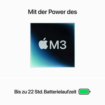 Apple MacBook Pro 14'' Notebook (35,97 cm/14,2 Zoll, Apple M3, 10-Core GPU, 2000 GB SSD)