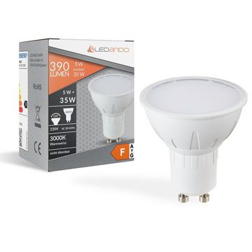 LEDANDO LED Deckenspots LED Deckenleuchte Adnos 2-flammig - weiß - GU10 - Spotleuchte - Spots