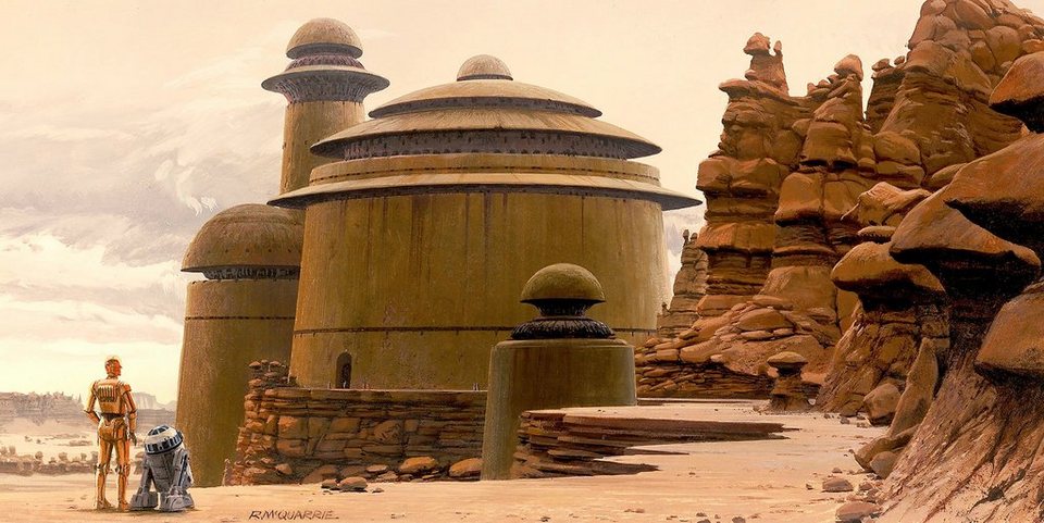 Komar Vliestapete Star Wars Classic RMQ Jabbas Palace, 500x250 cm (Breite x  Höhe)