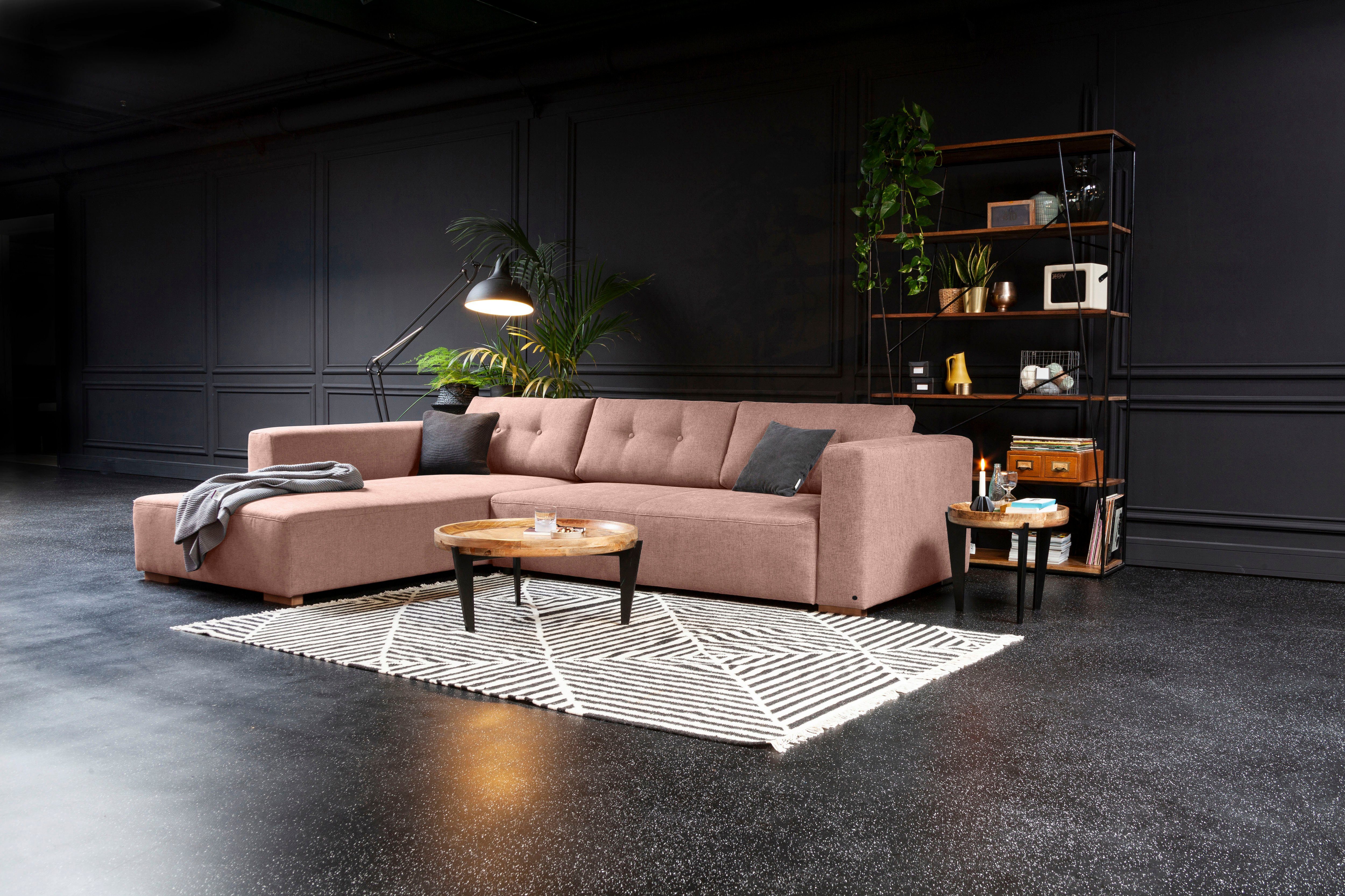 Ecksofas Trends - TOM TAILOR HOME Ecksofa HEAVEN CHIC M, aus der COLORS COLLECTION, wahlweise mit Bettfunktion & Bettkasten