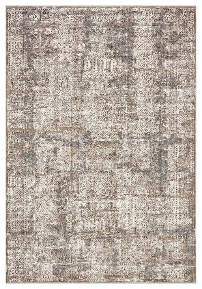 OTTO home Teppich Selin, rechteckig, Höhe: 9 mm, dezenter Glanz, Schrumpf-Garn-Effekt, im Vintage-Look, dichte Qualität