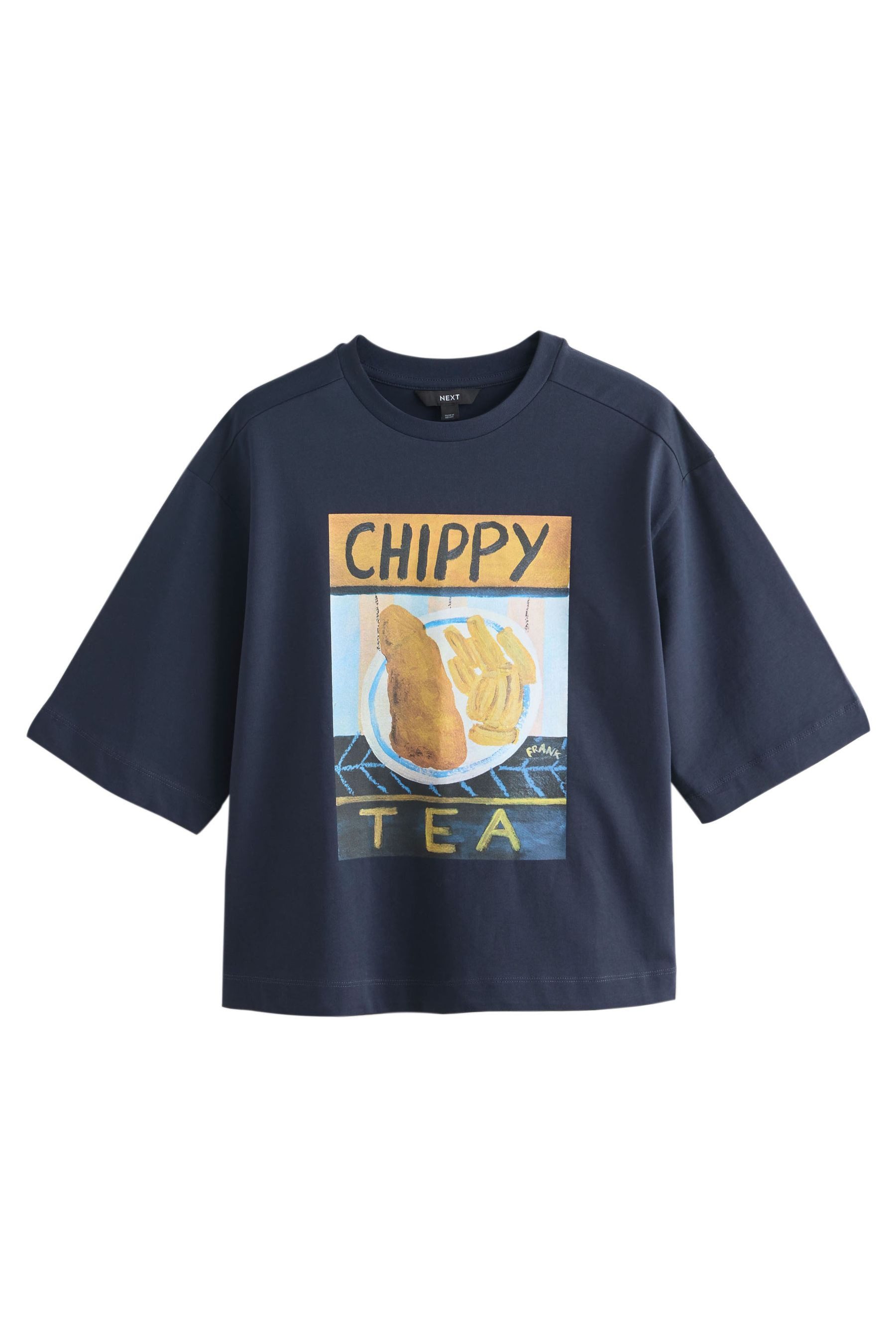 Next T-Shirt Lizenziertes T-Shirt, Chippy Tea Frankie Thorp (1-tlg)